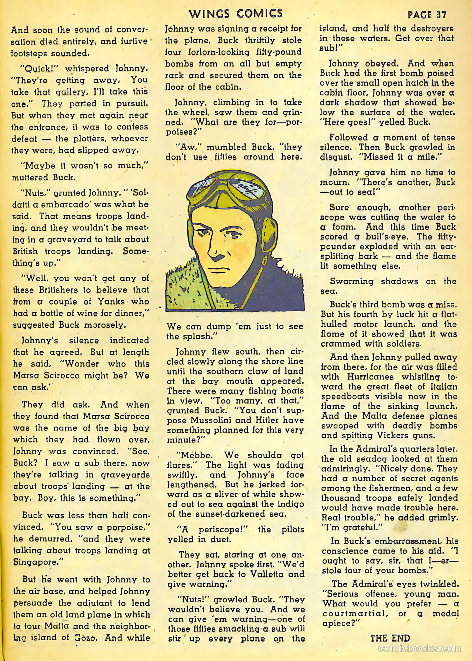 Wings Comics #18 (1942) — page 39 of 68