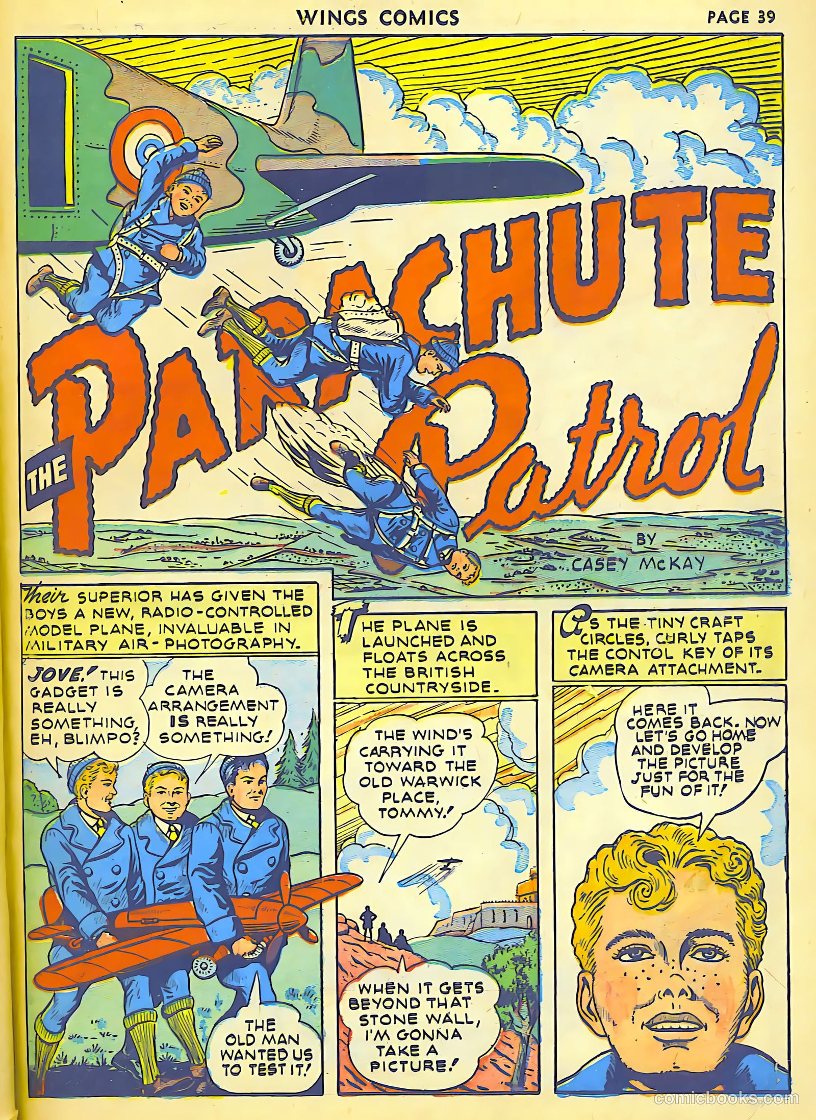 Wings Comics #18 (1942) — page 41 of 68