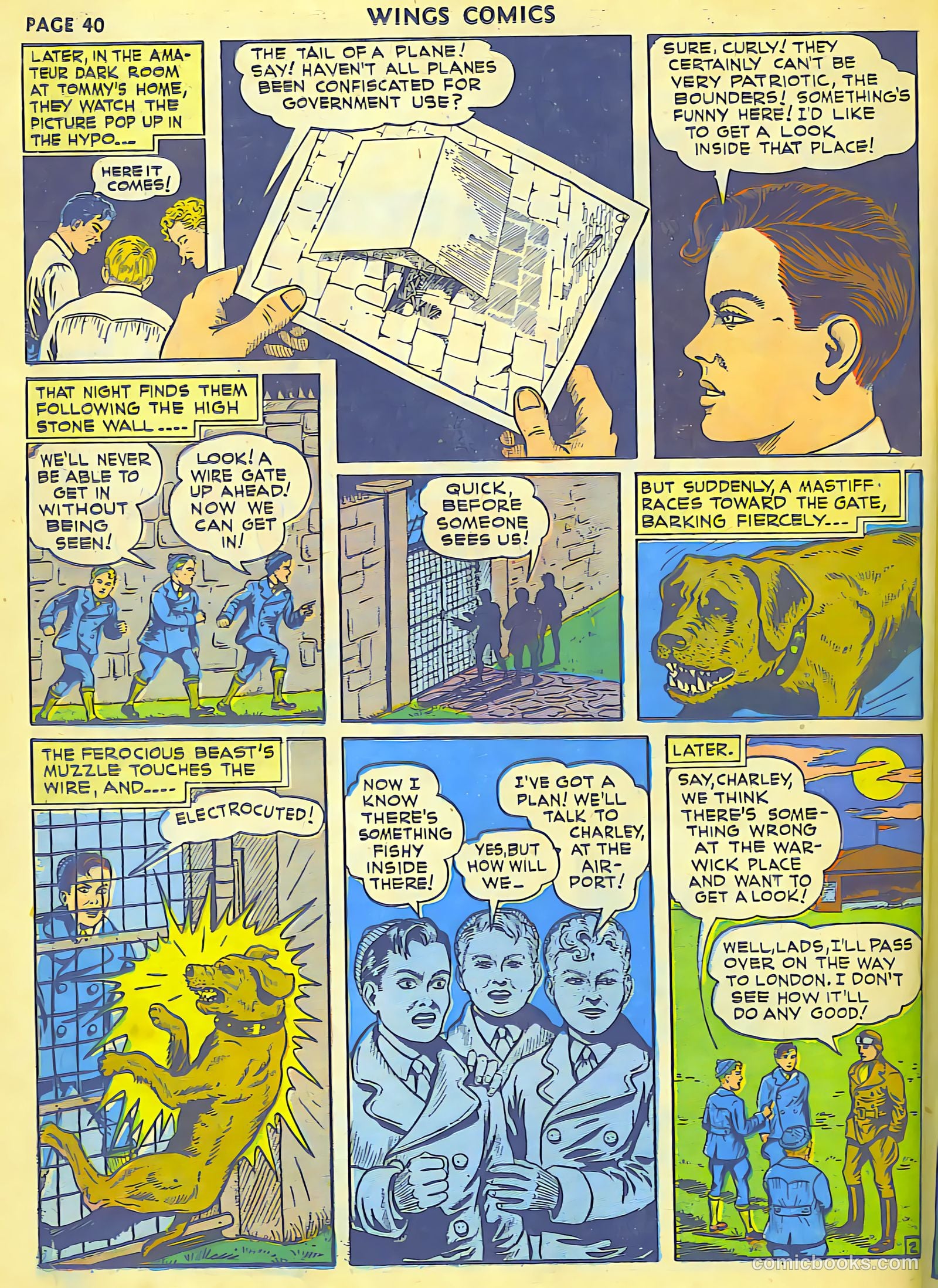 Wings Comics #18 (1942) — page 42 of 68