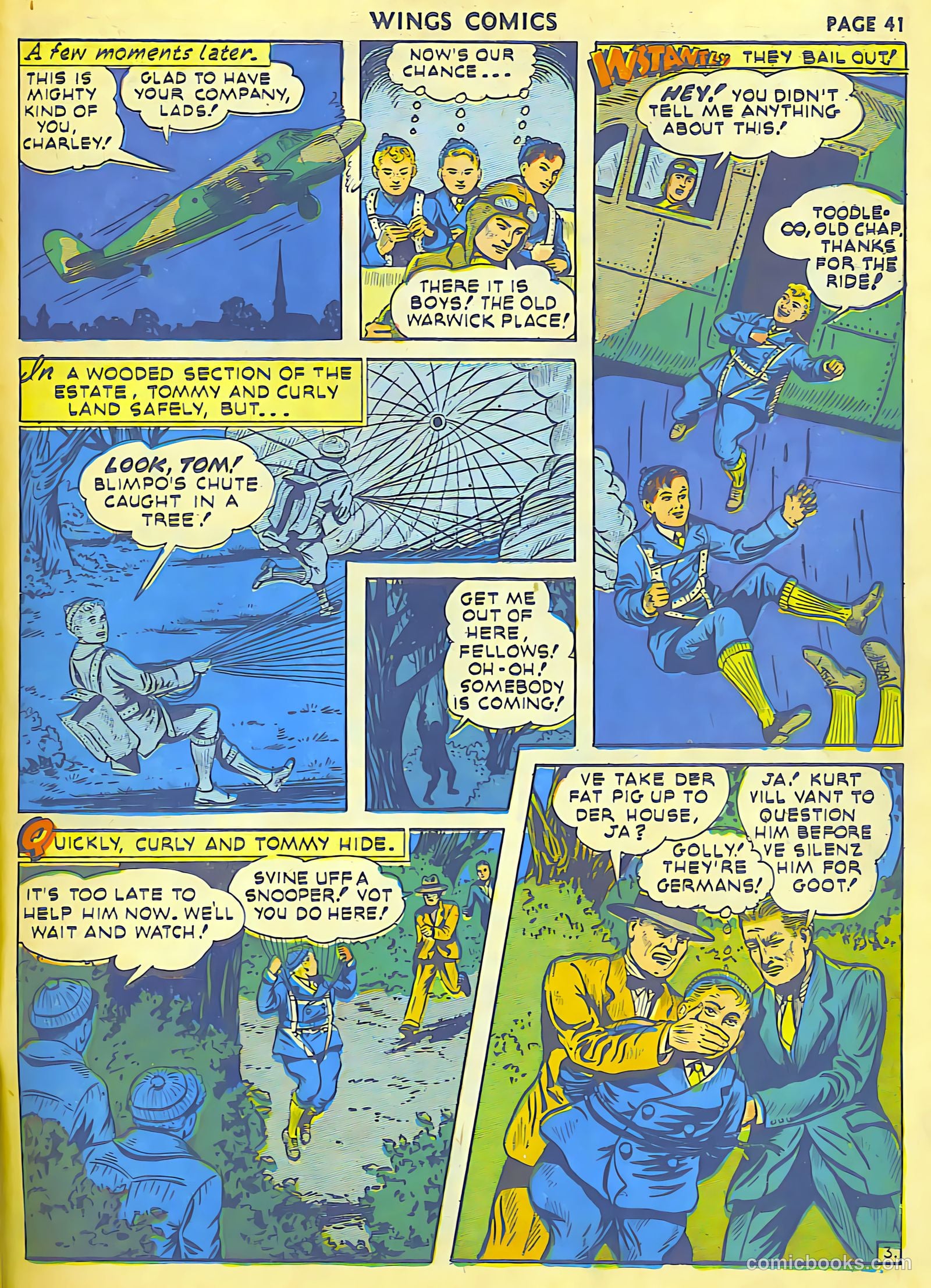 Wings Comics #18 (1942) — page 43 of 68