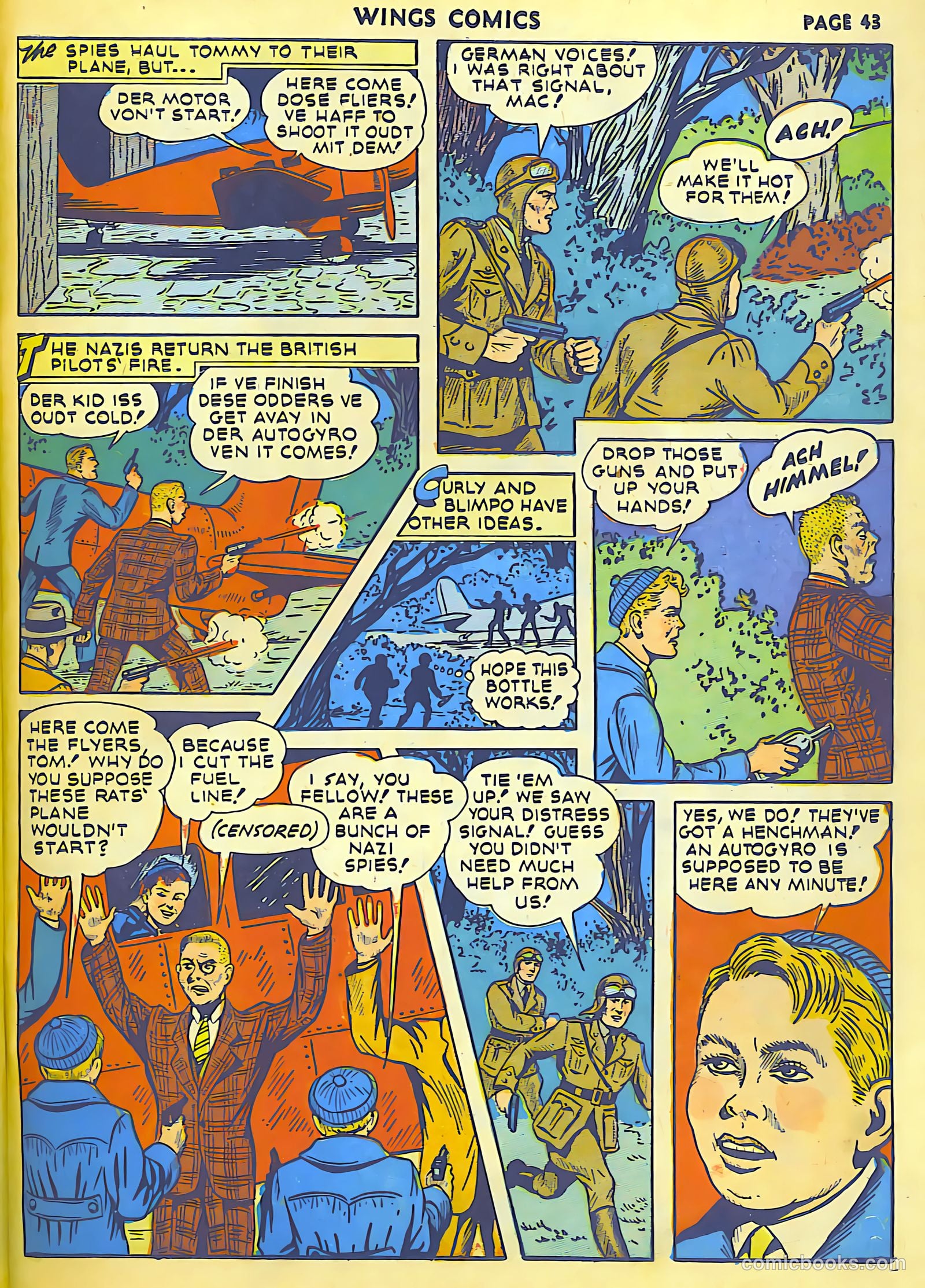 Wings Comics #18 (1942) — page 45 of 68