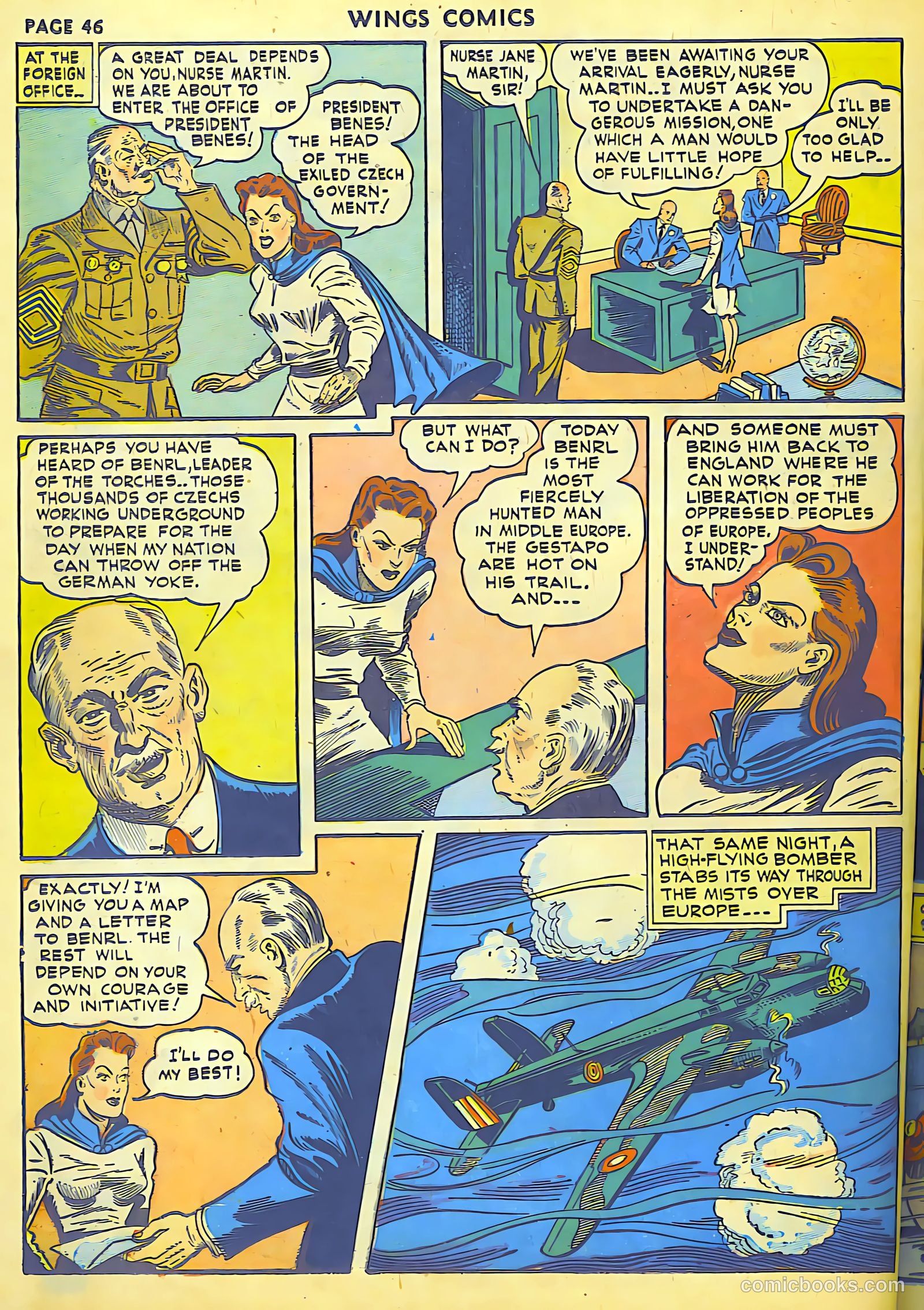 Wings Comics #18 (1942) — page 48 of 68