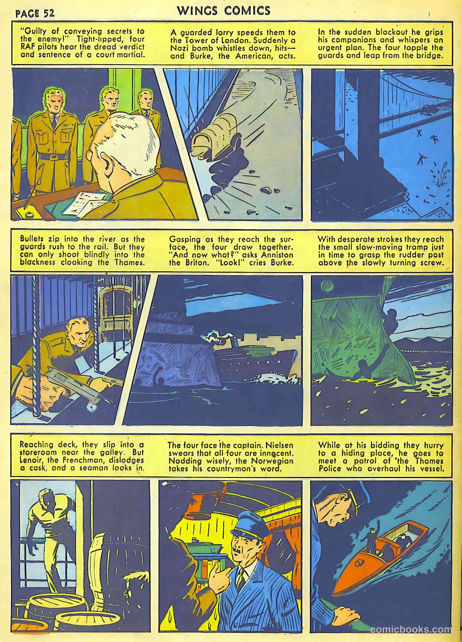Wings Comics #18 (1942) — page 54 of 68