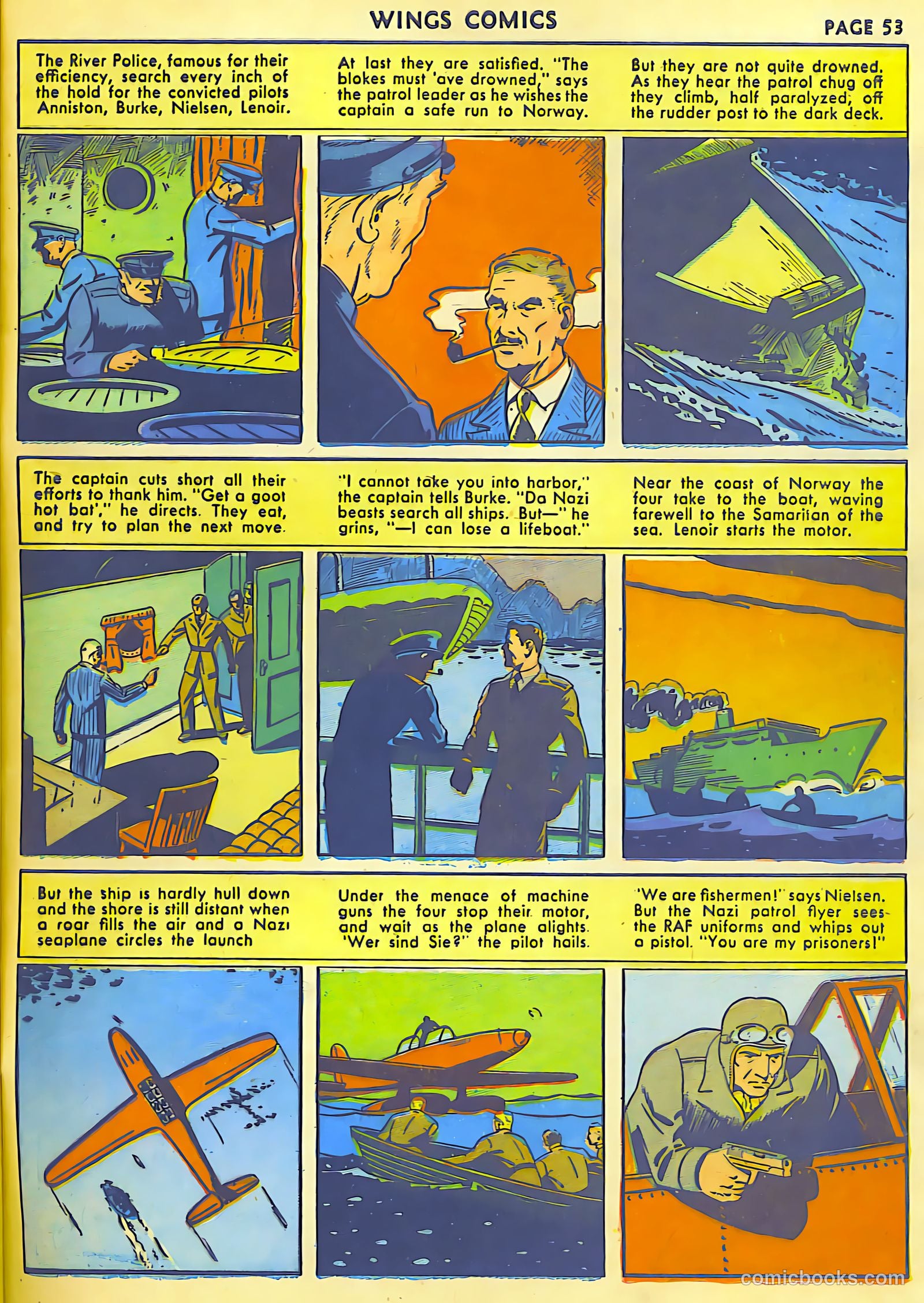 Wings Comics #18 (1942) — page 55 of 68