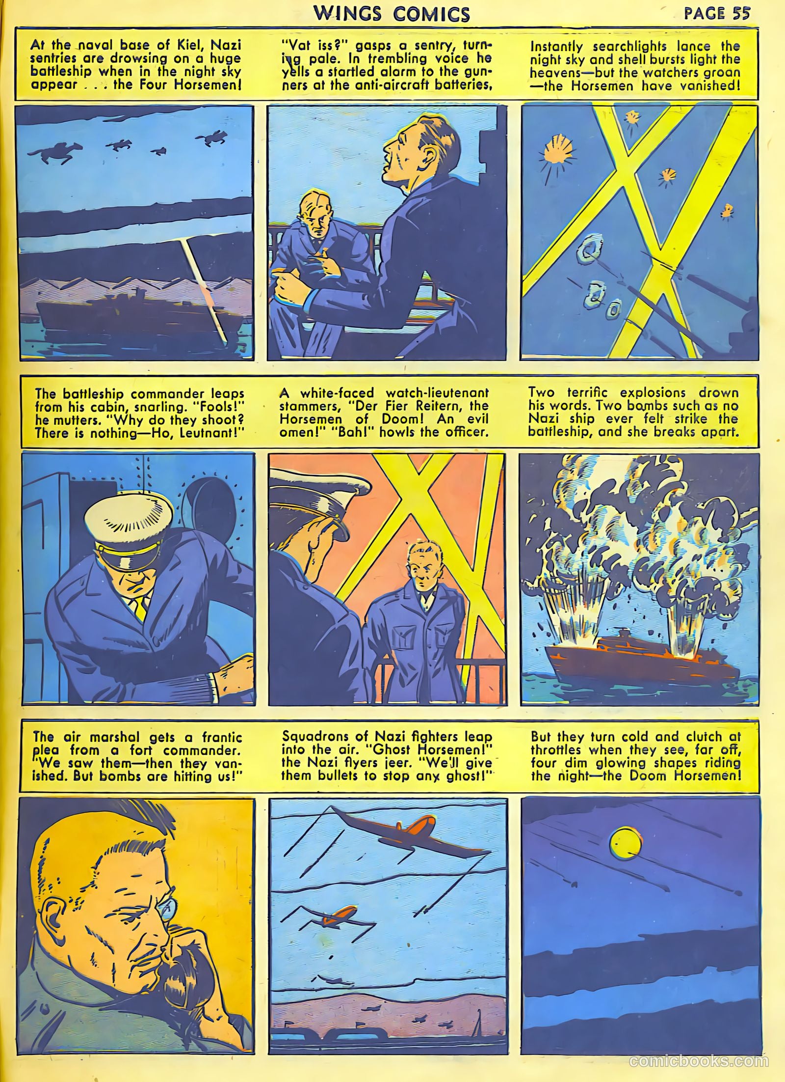 Wings Comics #18 (1942) — page 57 of 68