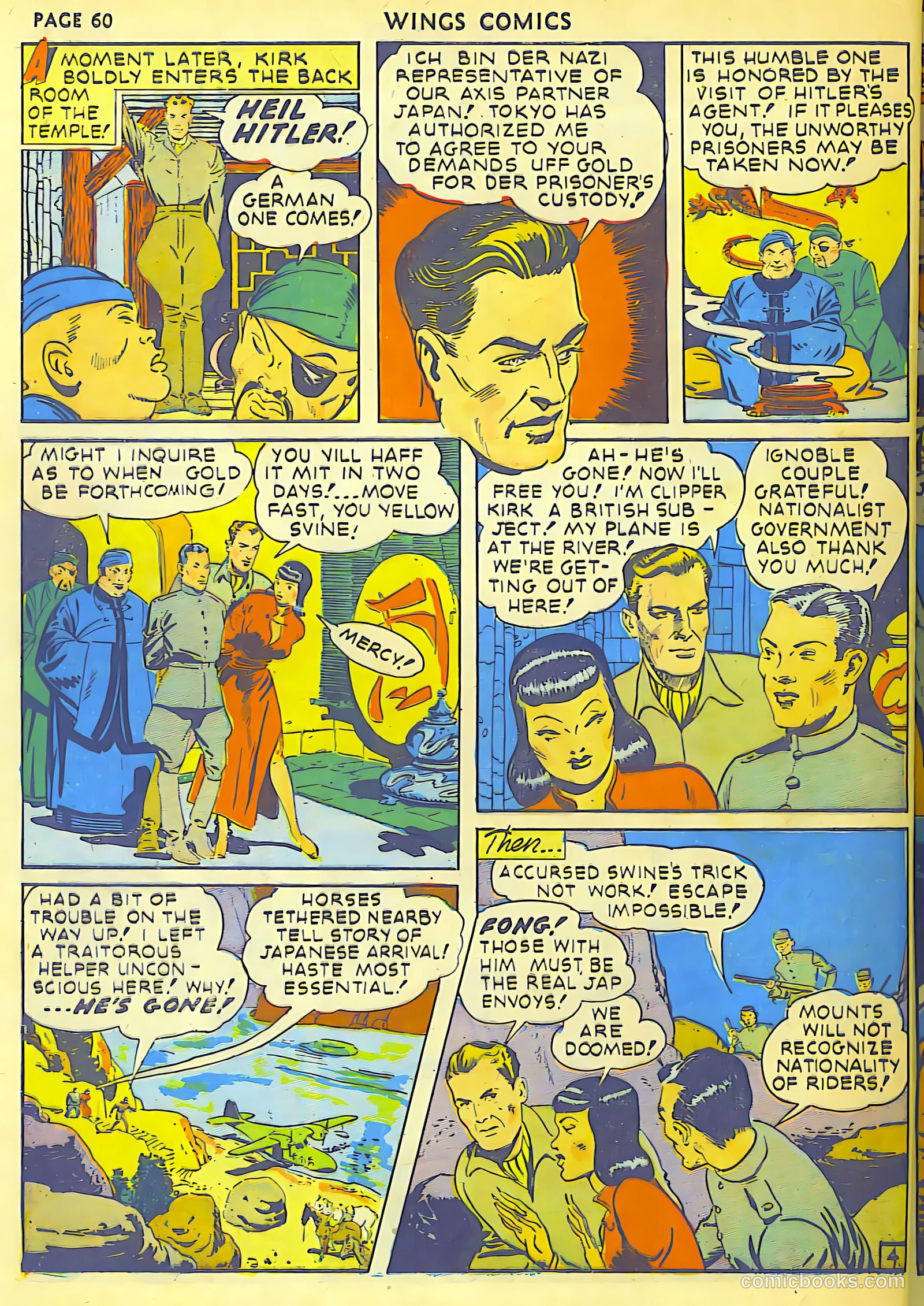 Wings Comics #18 (1942) — page 62 of 68