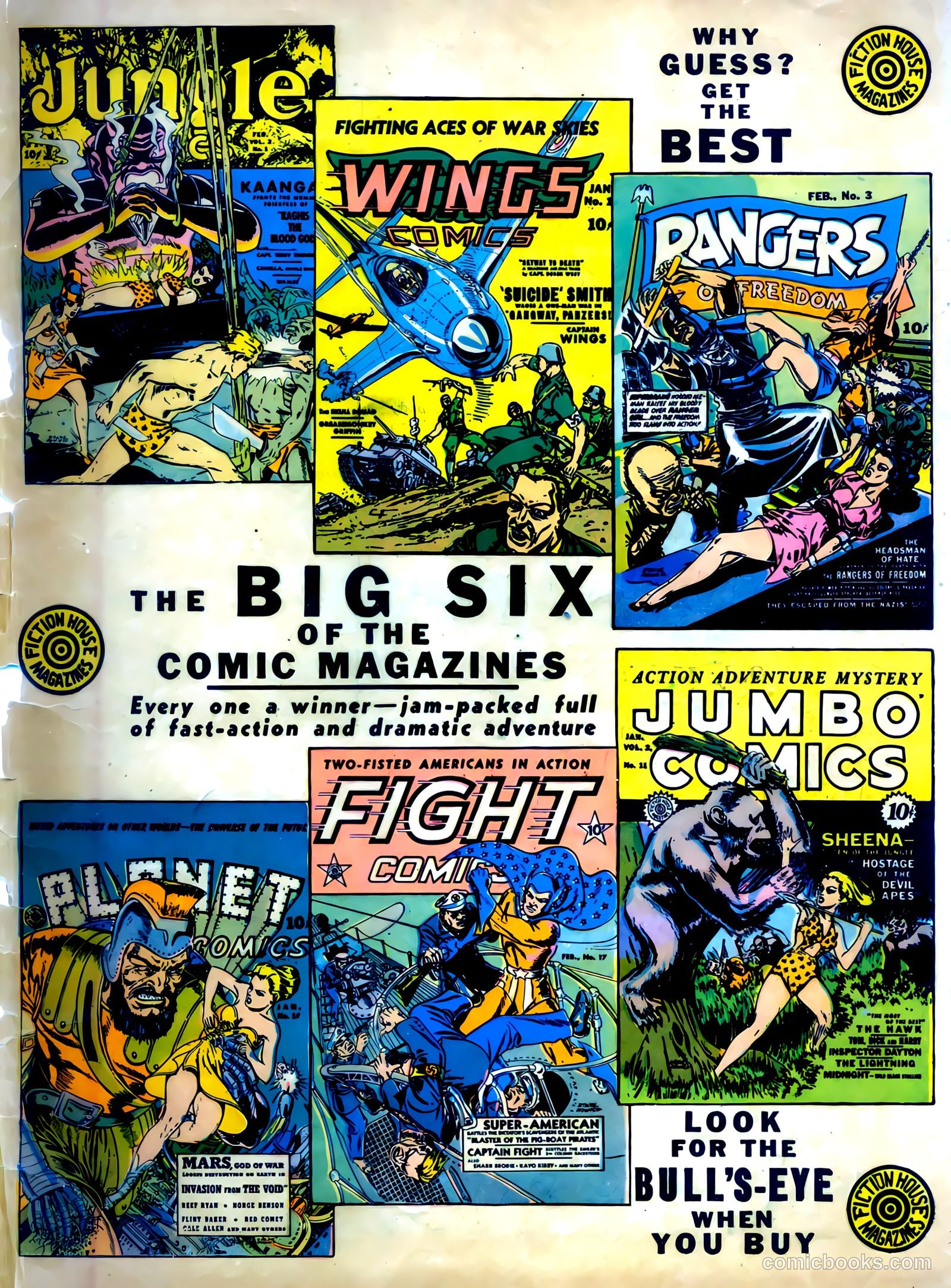 Wings Comics #18 (1942) — page 67 of 68