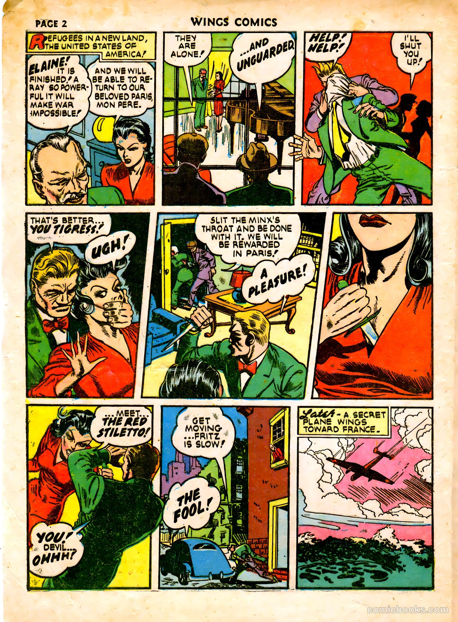 Wings Comics #19 (1942) — page 5 of 68