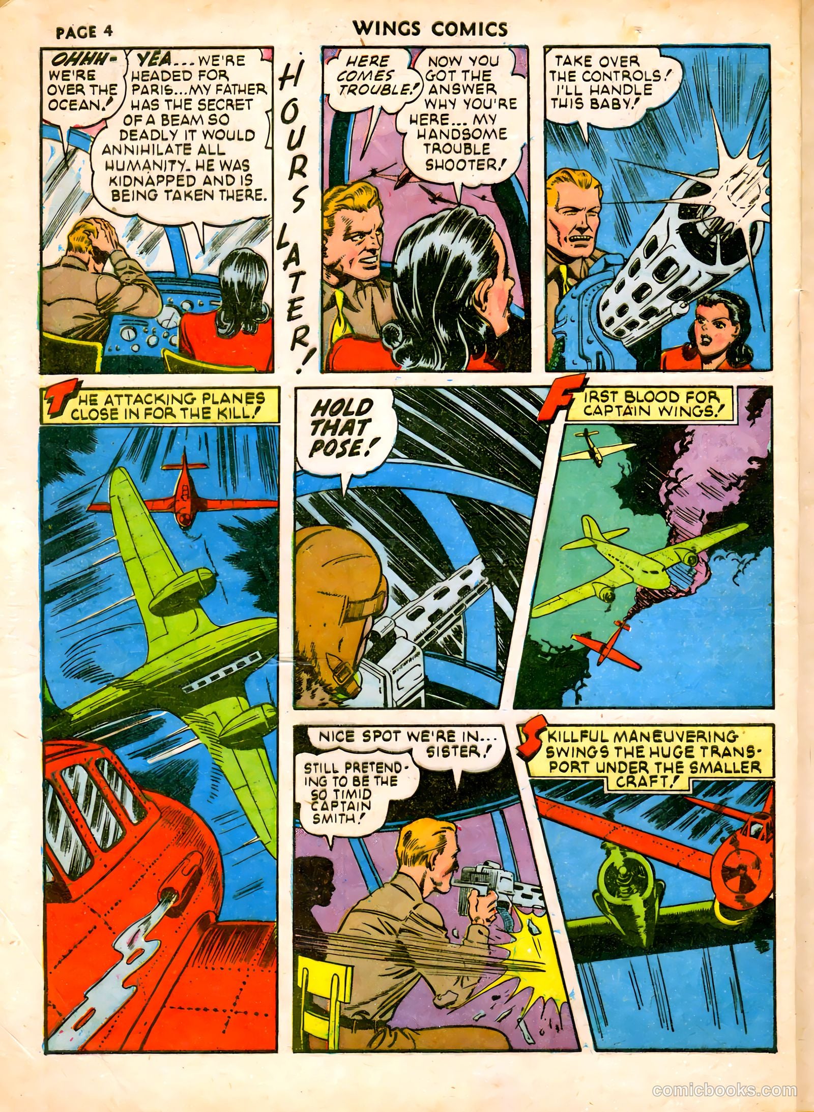 Wings Comics #19 (1942) — page 7 of 68