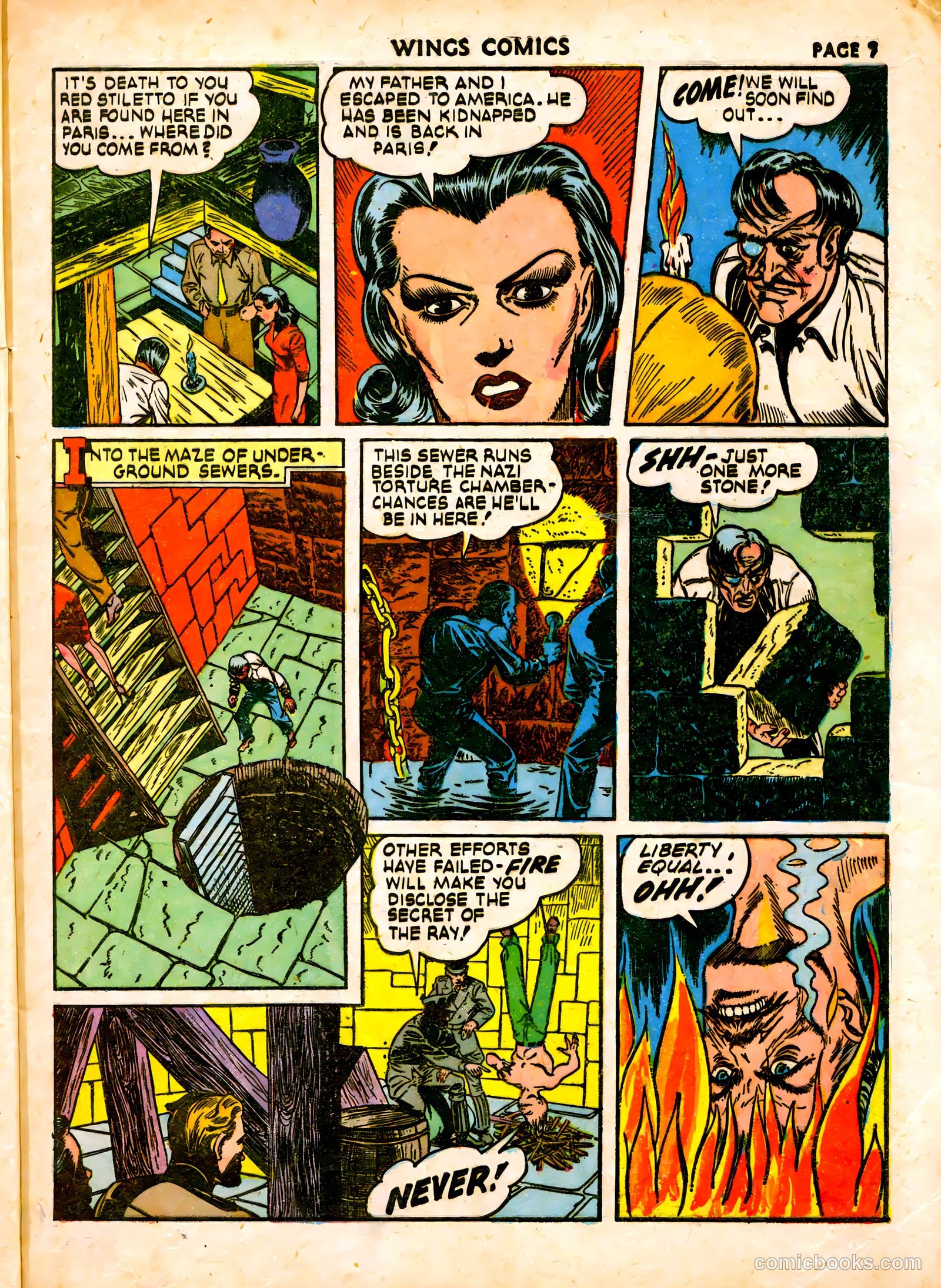 Wings Comics #19 (1942) — page 10 of 68