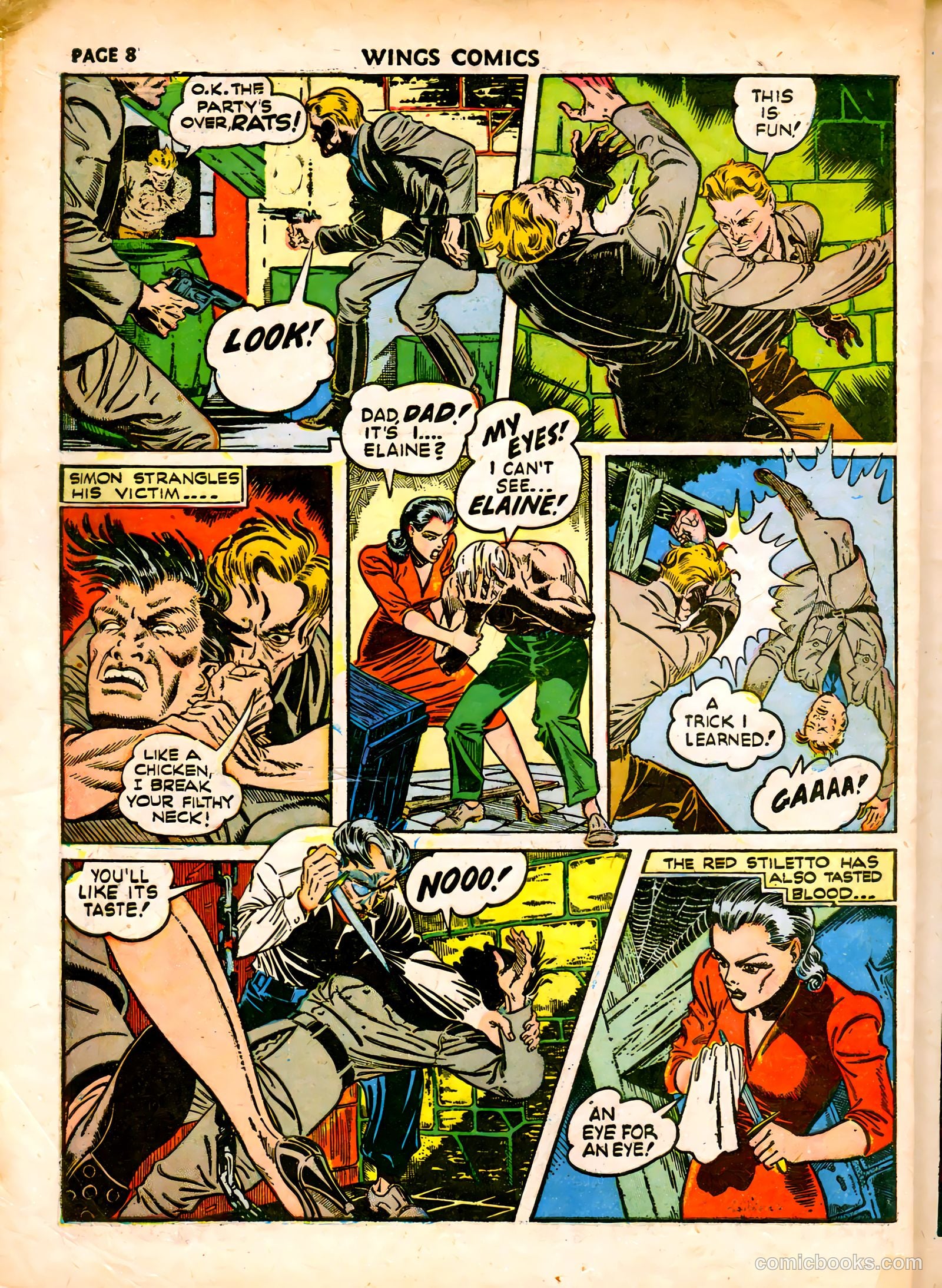 Wings Comics #19 (1942) — page 11 of 68