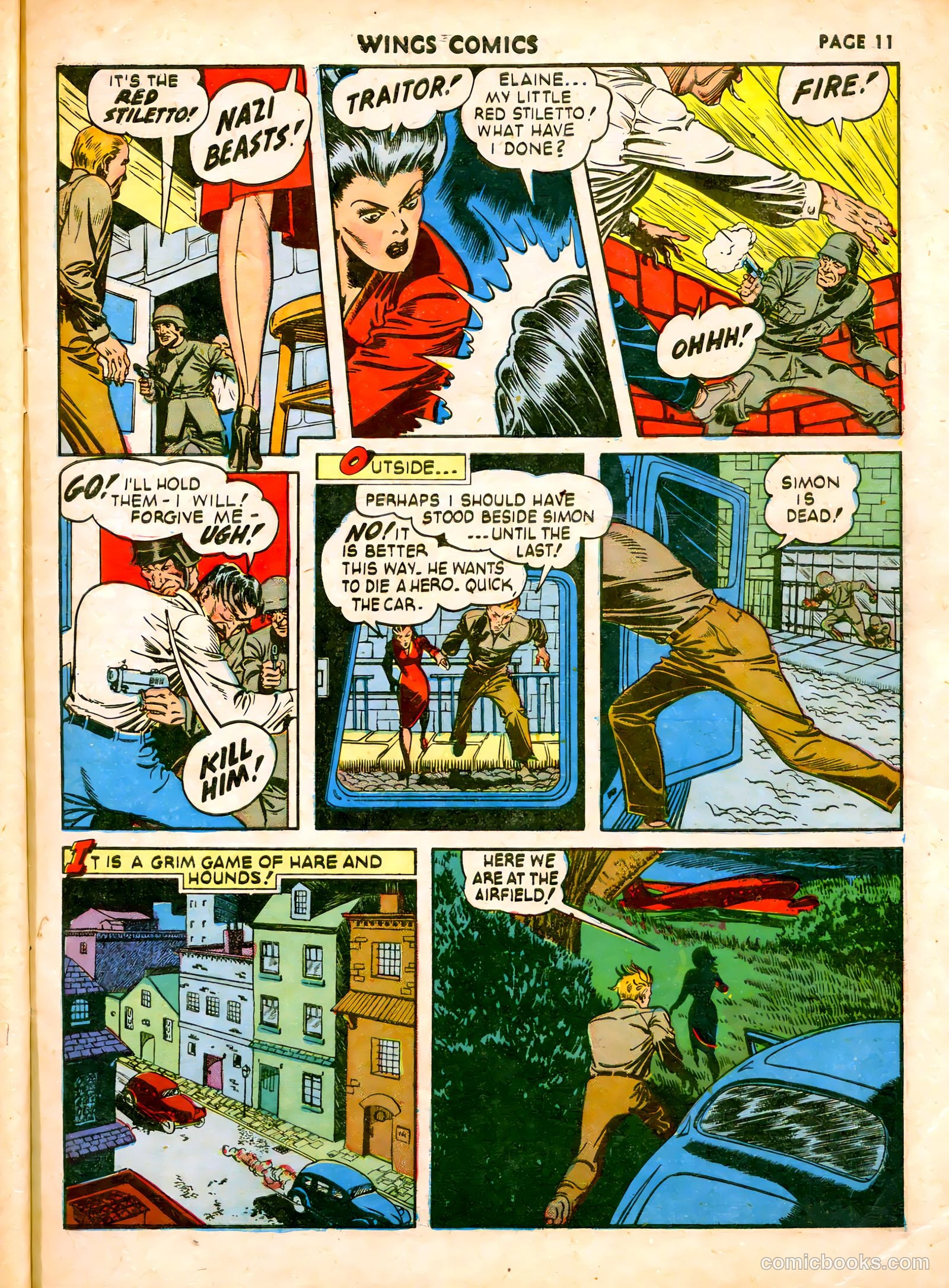 Wings Comics #19 (1942) — page 14 of 68