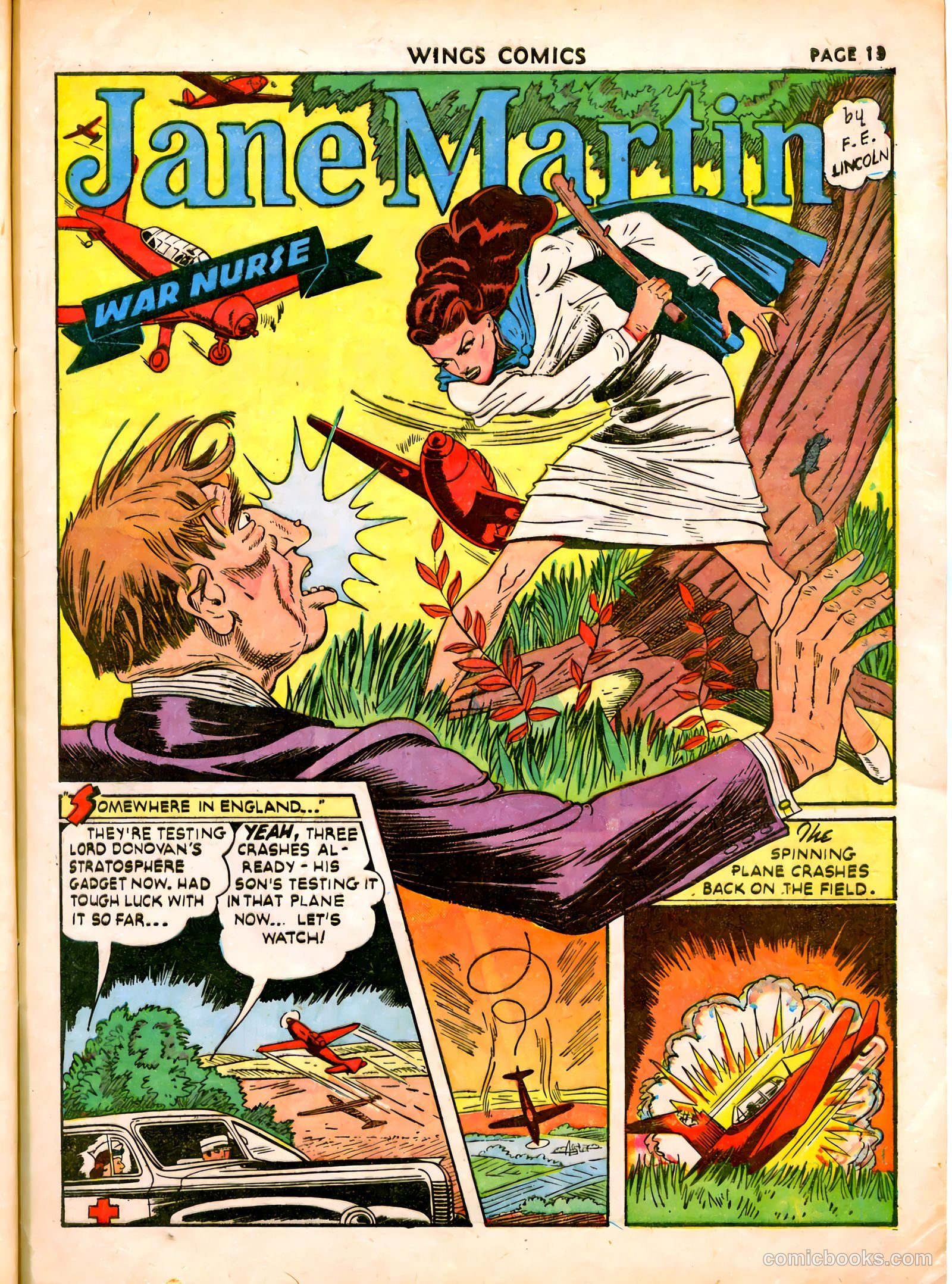 Wings Comics #19 (1942) — page 16 of 68