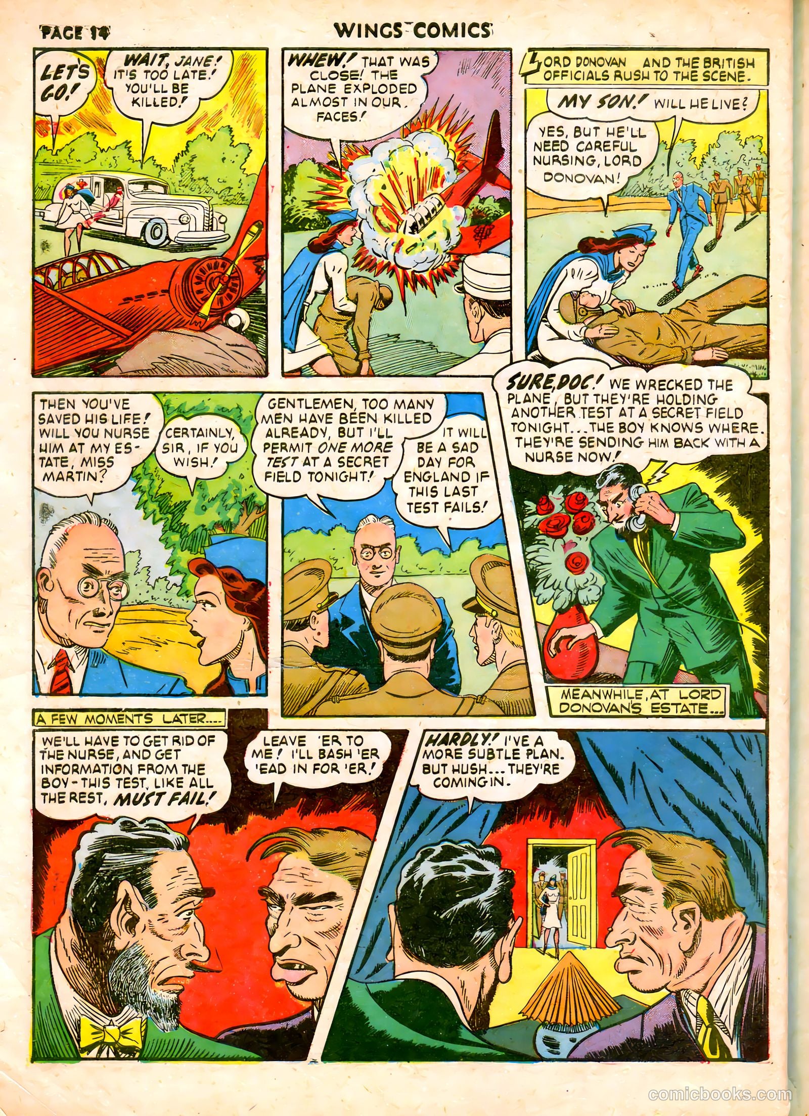 Wings Comics #19 (1942) — page 17 of 68