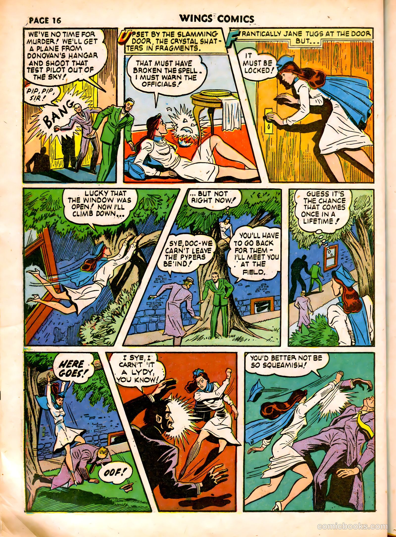 Wings Comics #19 (1942) — page 19 of 68