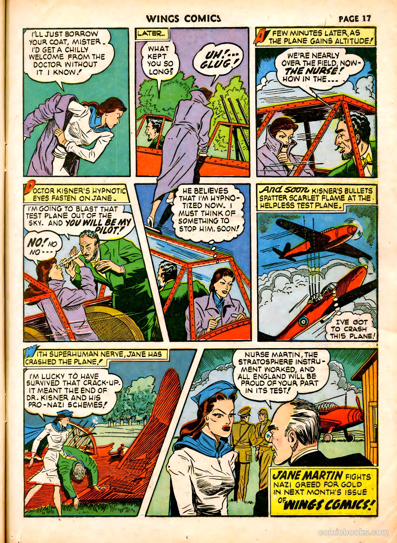 Wings Comics #19 (1942) — page 20 of 68