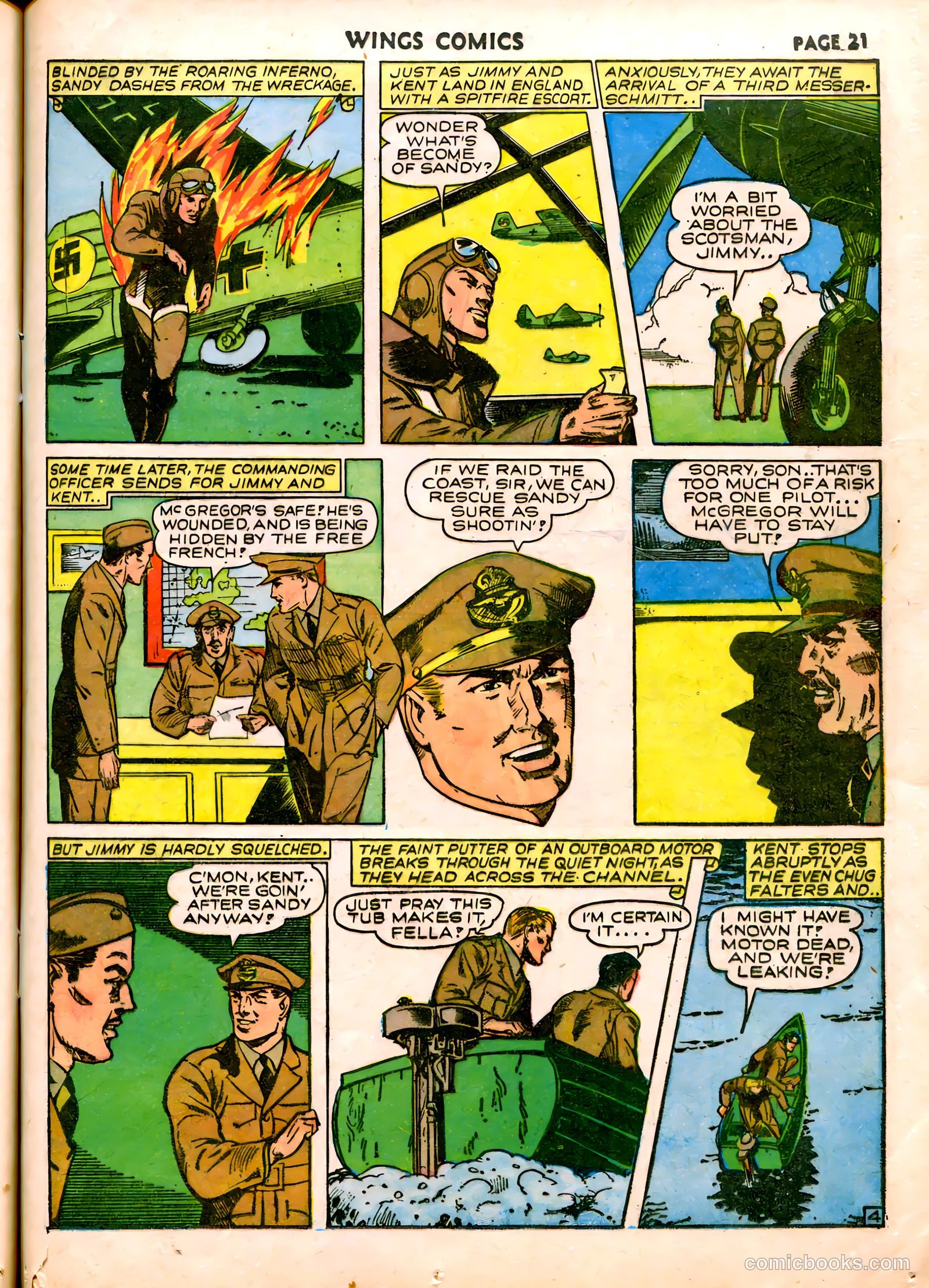 Wings Comics #19 (1942) — page 24 of 68