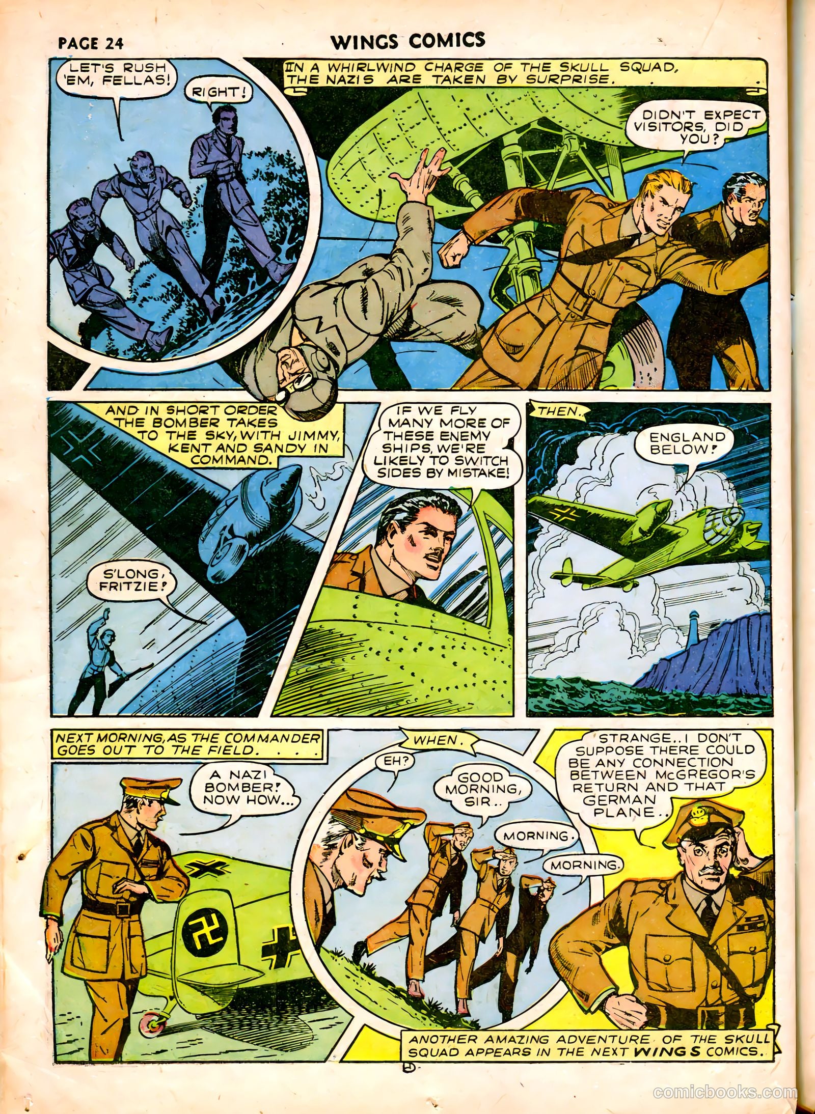 Wings Comics #19 (1942) — page 27 of 68