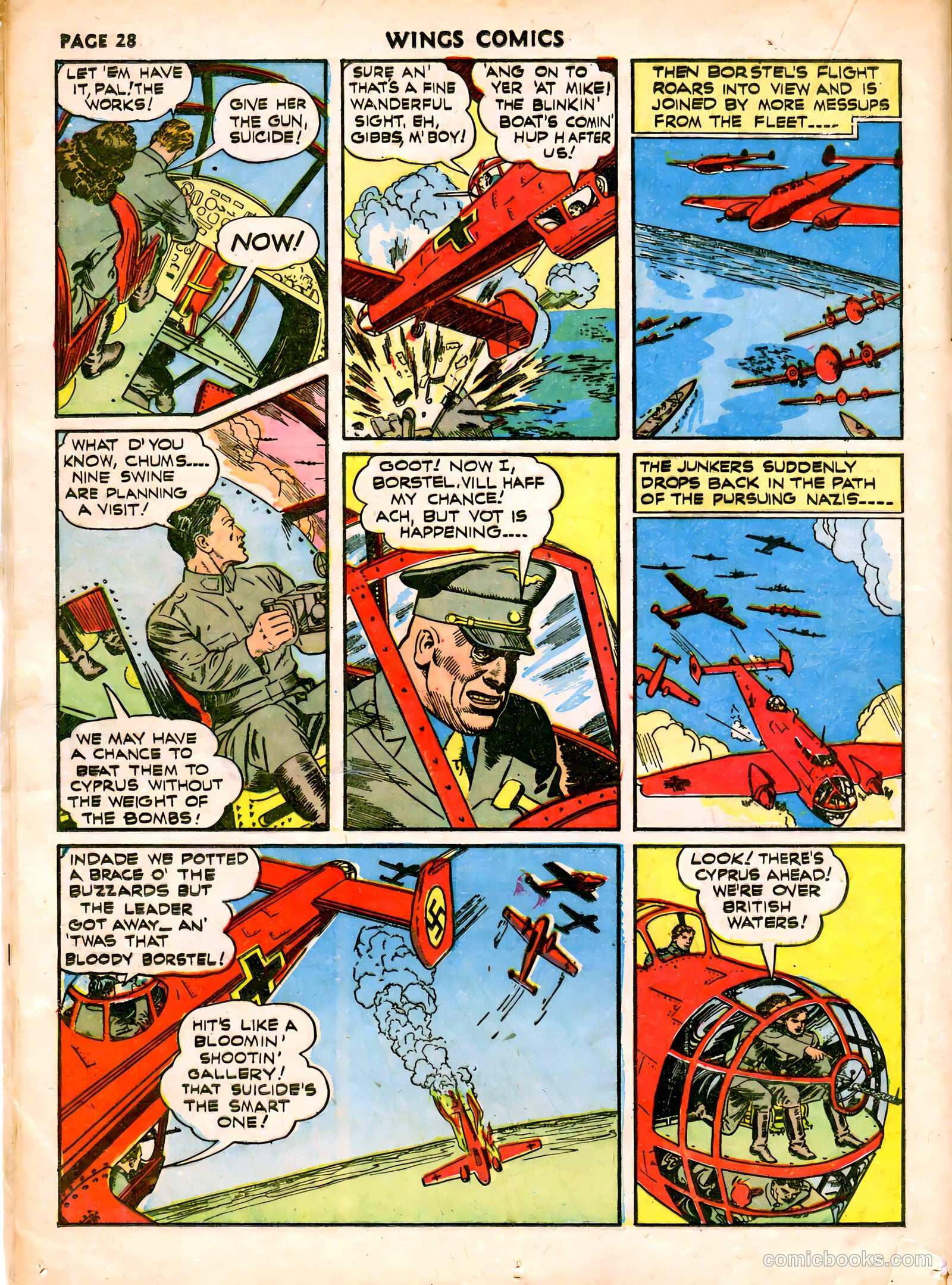 Wings Comics #19 (1942) — page 31 of 68