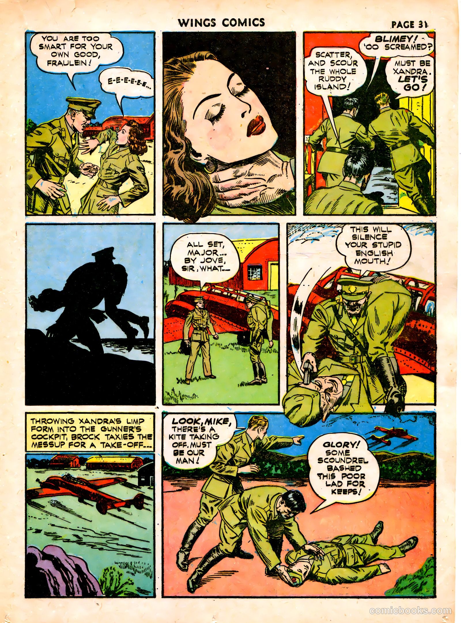Wings Comics #19 (1942) — page 34 of 68