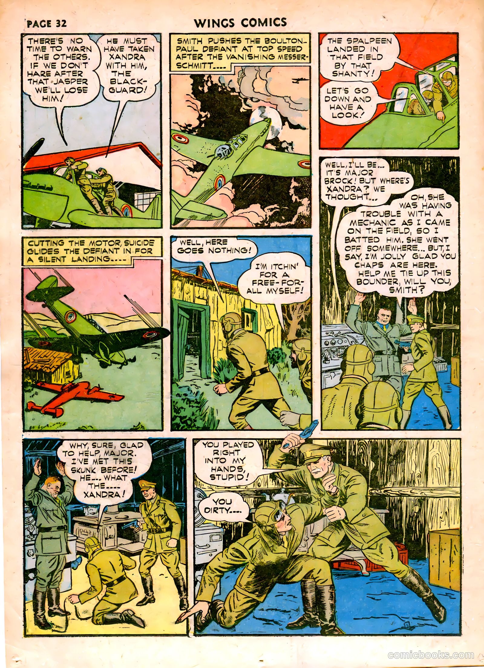 Wings Comics #19 (1942) — page 35 of 68