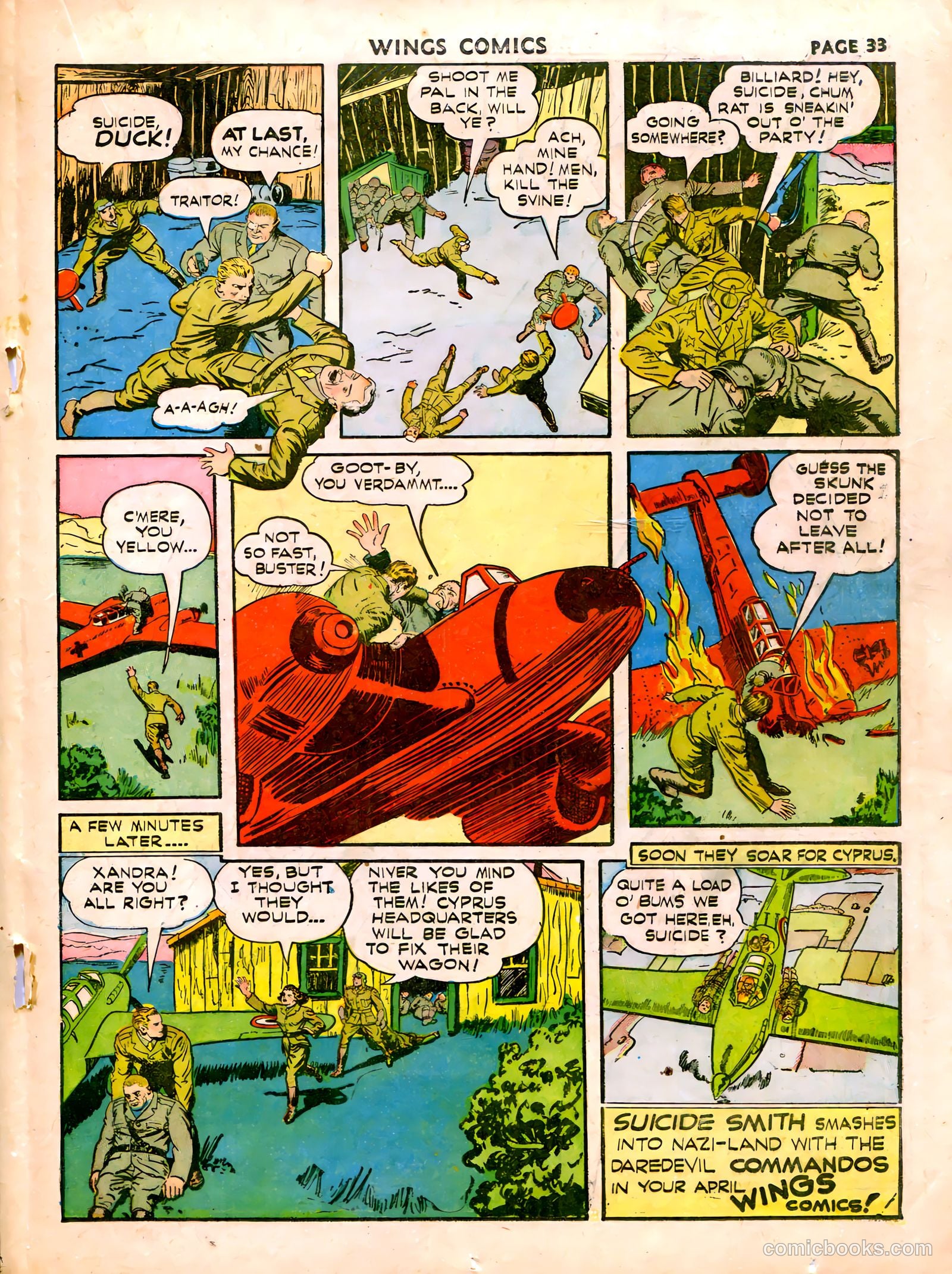 Wings Comics #19 (1942) — page 36 of 68