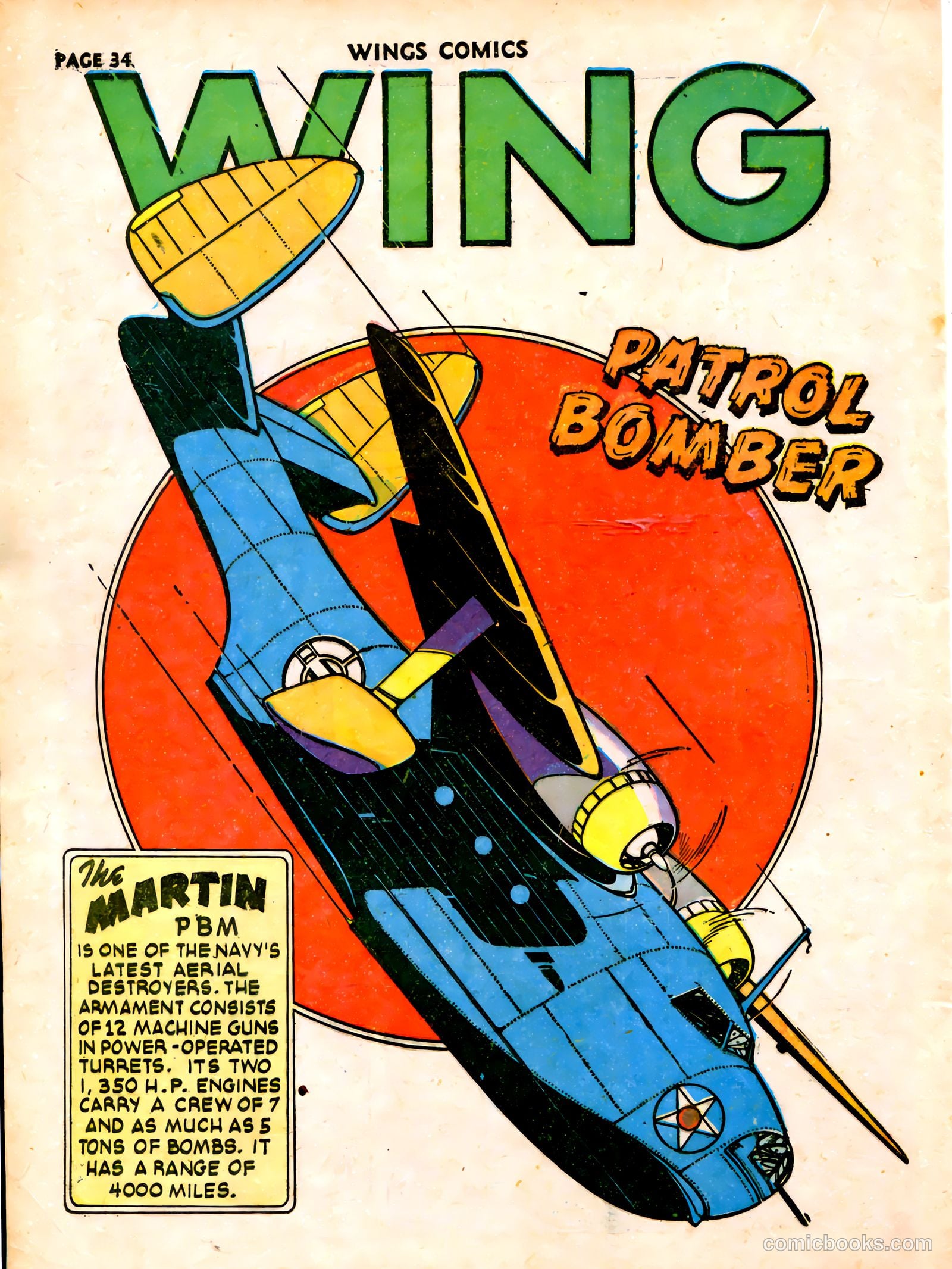 Wings Comics #19 (1942) — page 37 of 68