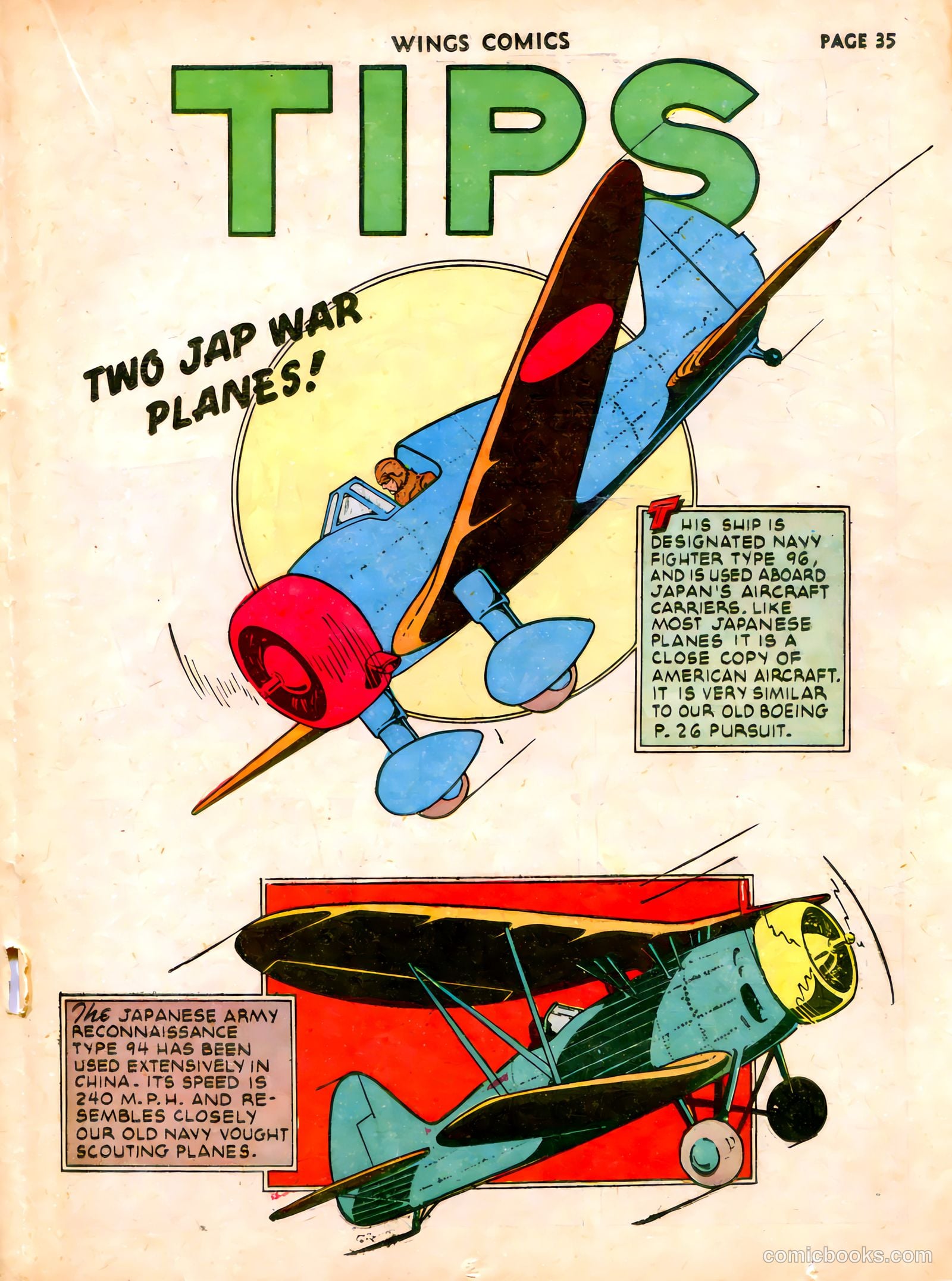 Wings Comics #19 (1942) — page 38 of 68