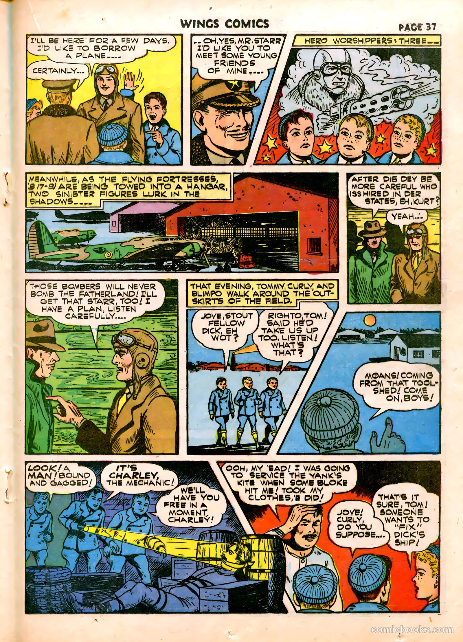 Wings Comics #19 (1942) — page 40 of 68