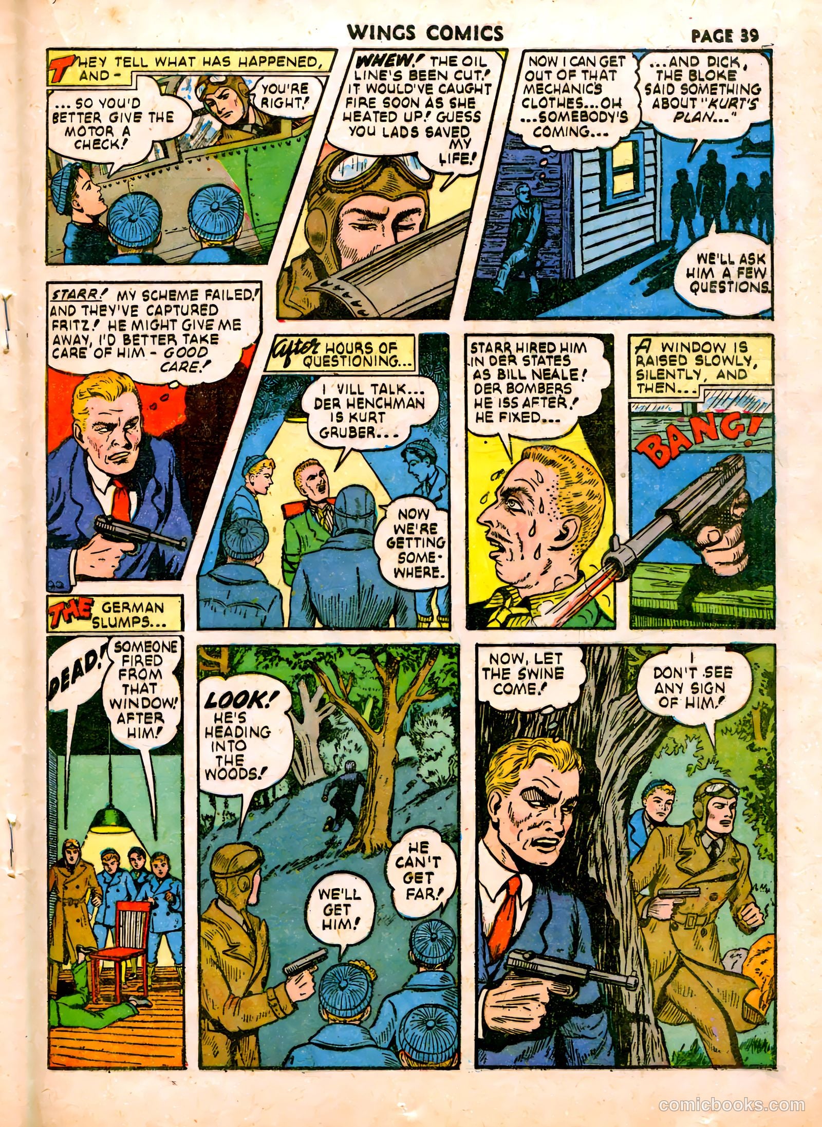Wings Comics #19 (1942) — page 42 of 68