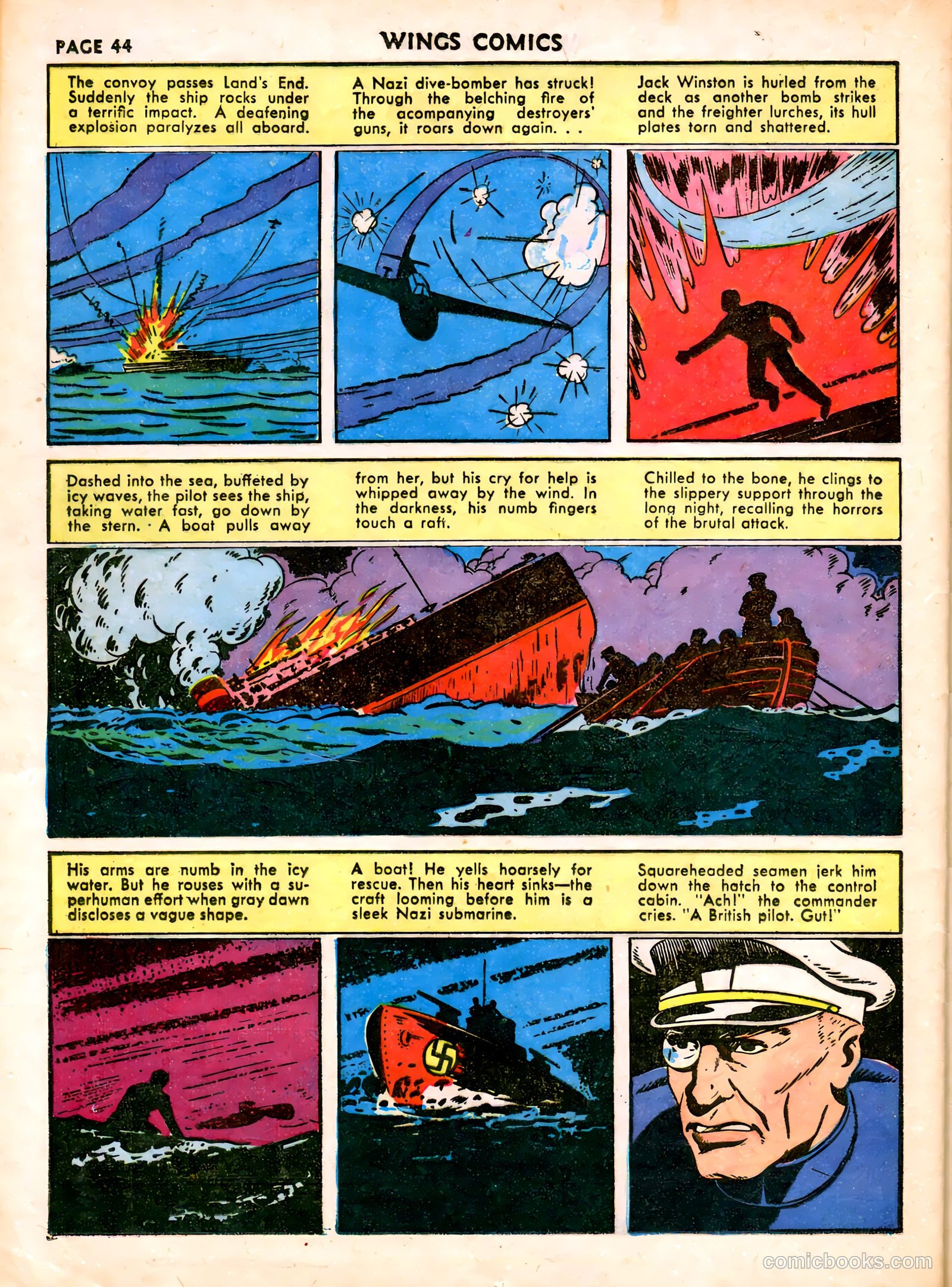Wings Comics #19 (1942) — page 47 of 68