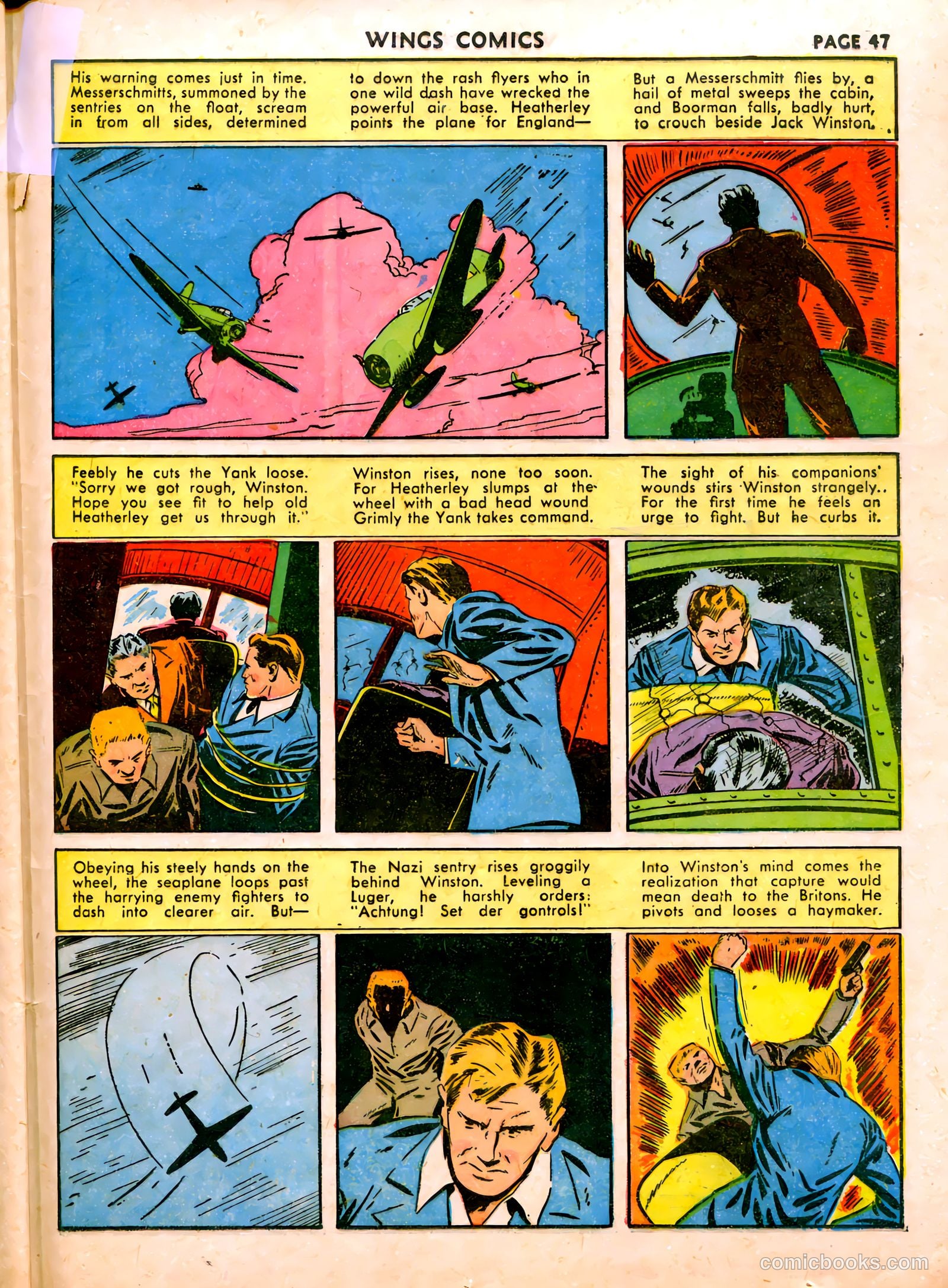 Wings Comics #19 (1942) — page 50 of 68