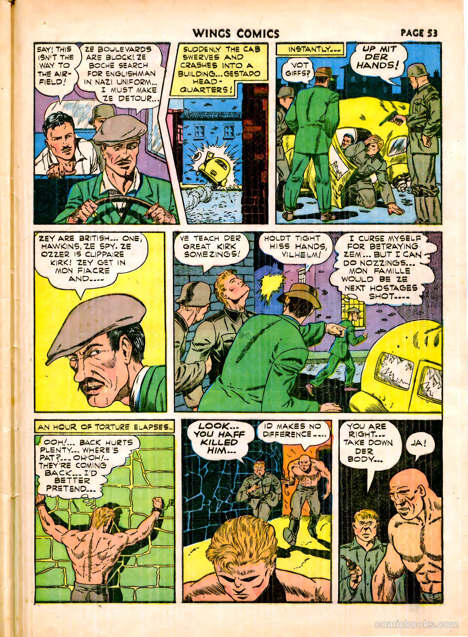 Wings Comics #19 (1942) — page 56 of 68