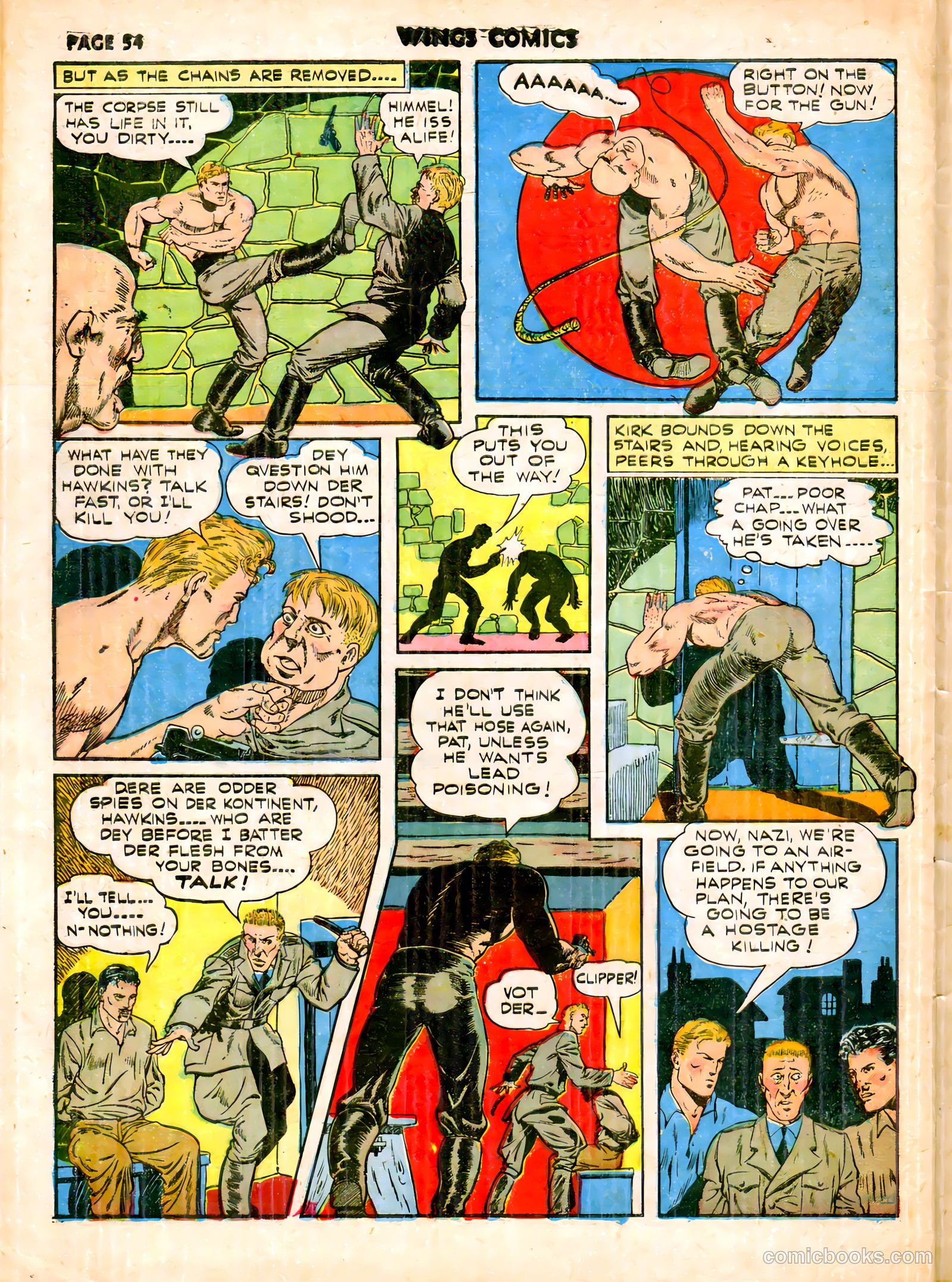 Wings Comics #19 (1942) — page 57 of 68