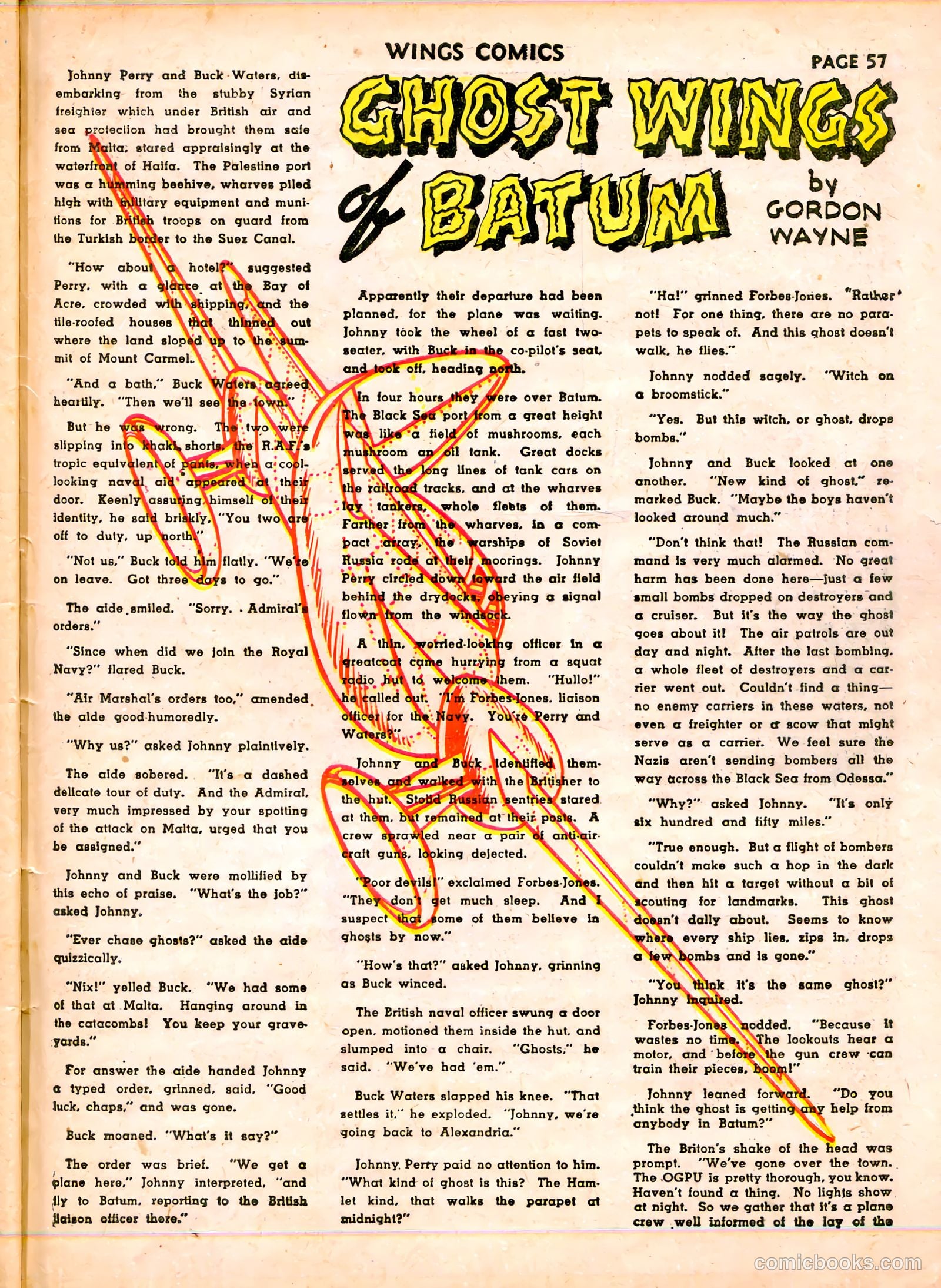 Wings Comics #19 (1942) — page 60 of 68