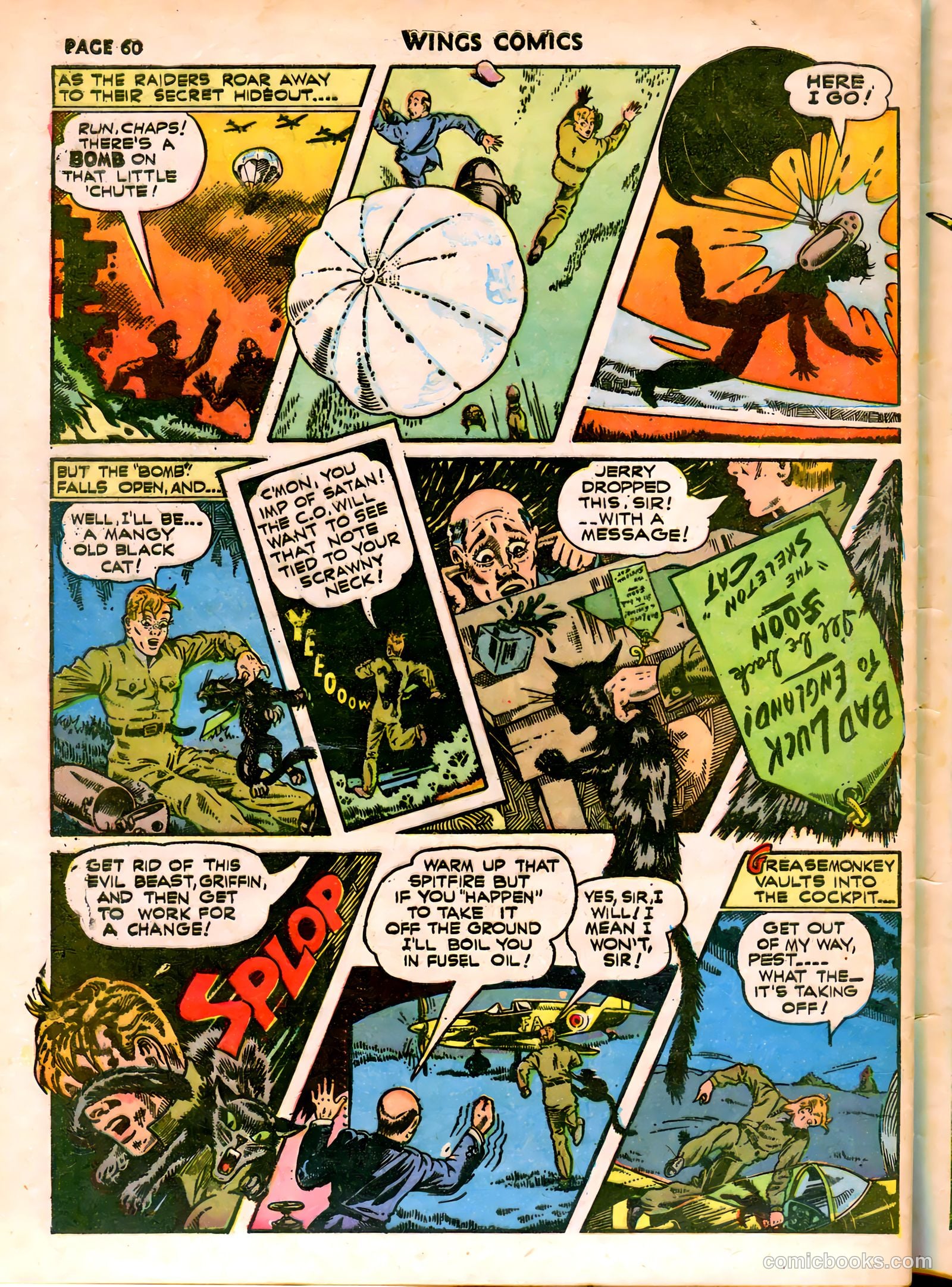 Wings Comics #19 (1942) — page 63 of 68