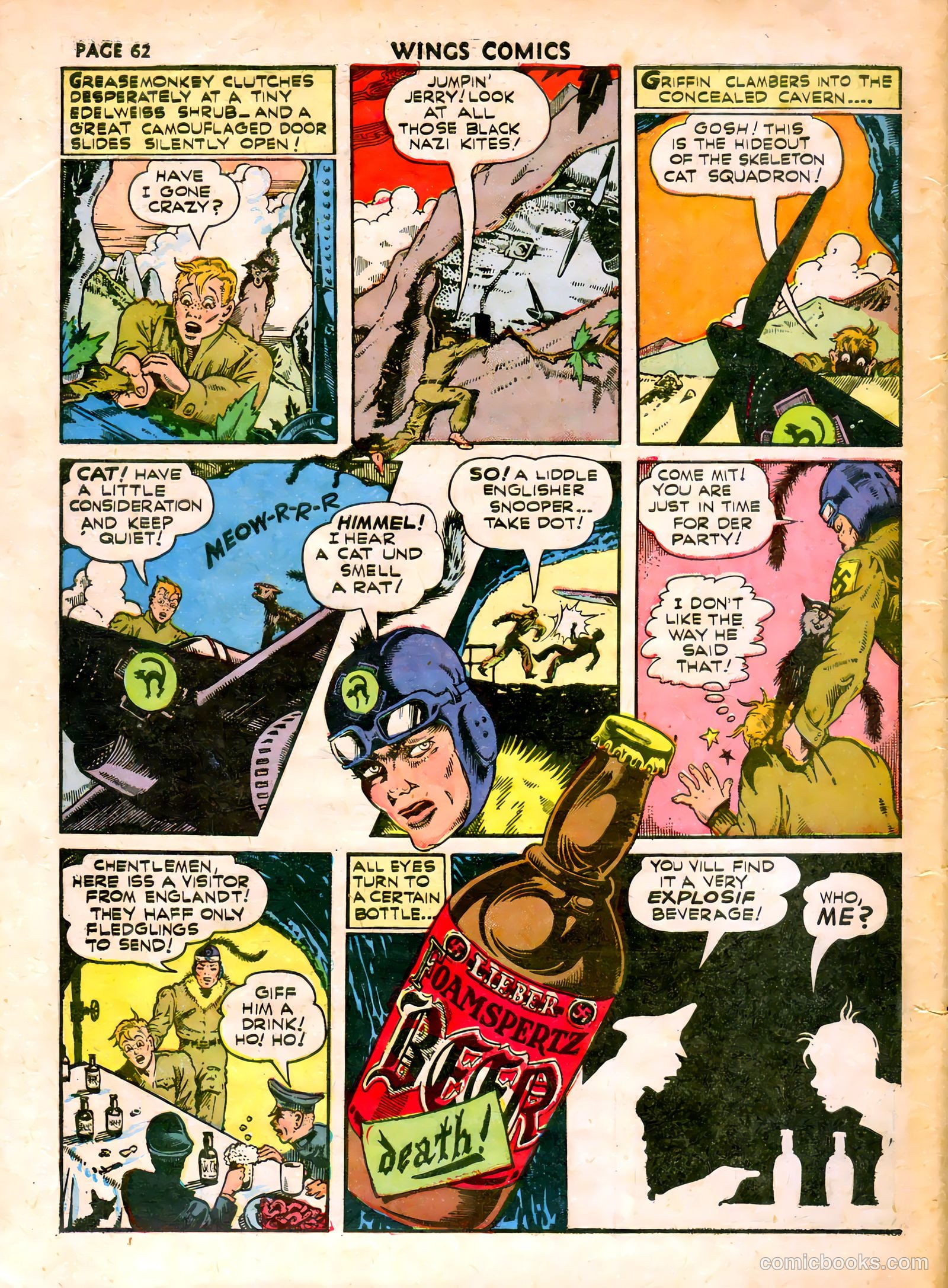 Wings Comics #19 (1942) — page 65 of 68