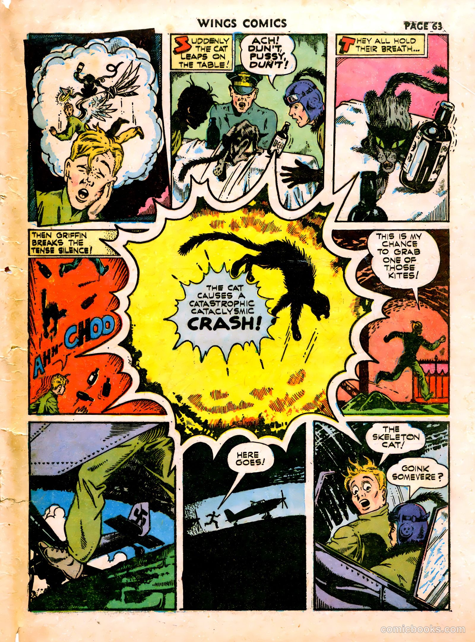 Wings Comics #19 (1942) — page 66 of 68