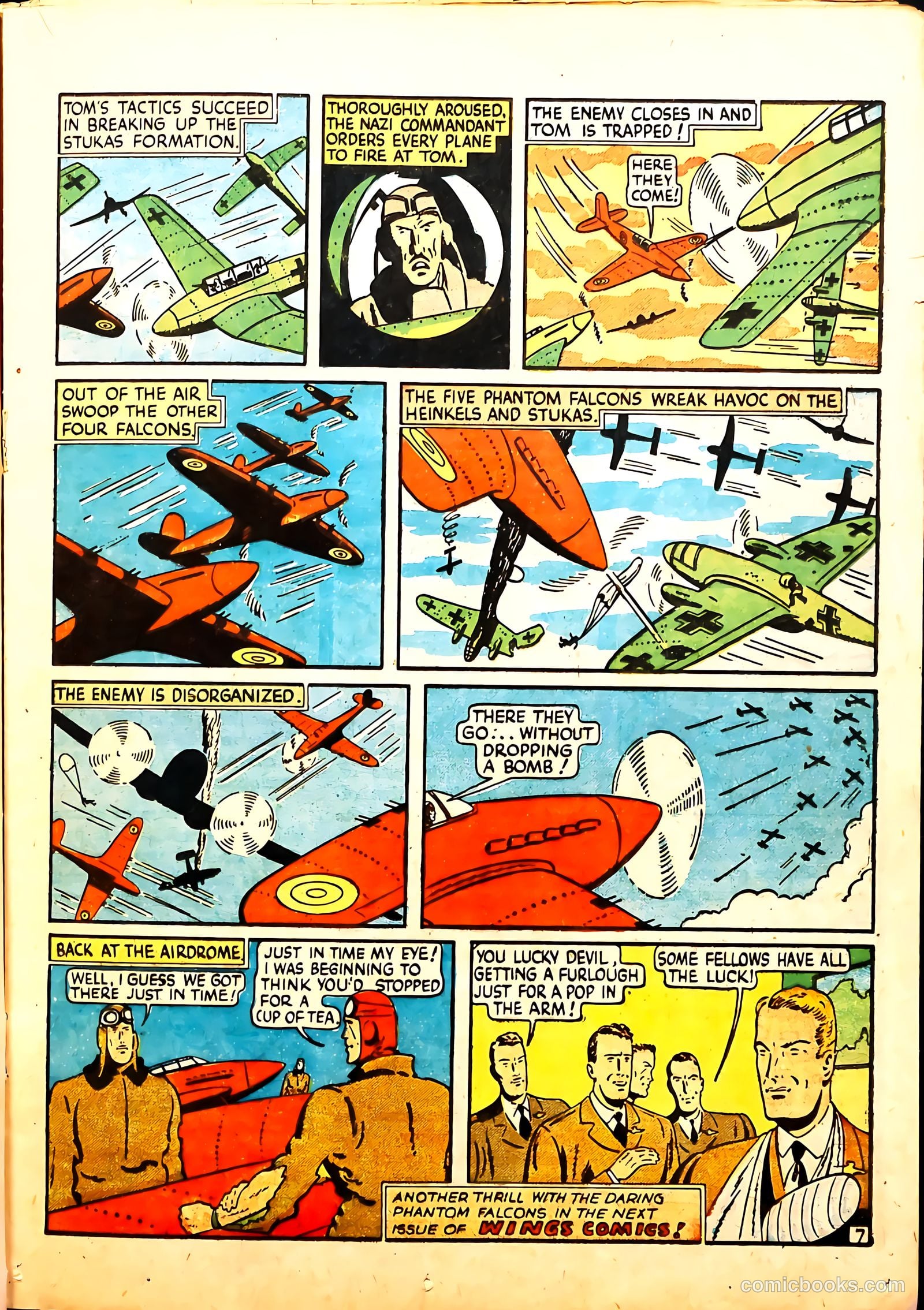 Wings Comics #2 (1940) — page 31 of 68