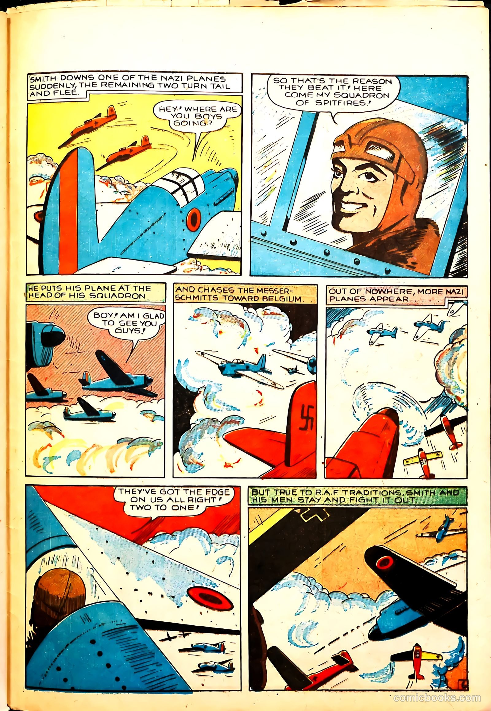 Wings Comics #2 (1940) — page 57 of 68