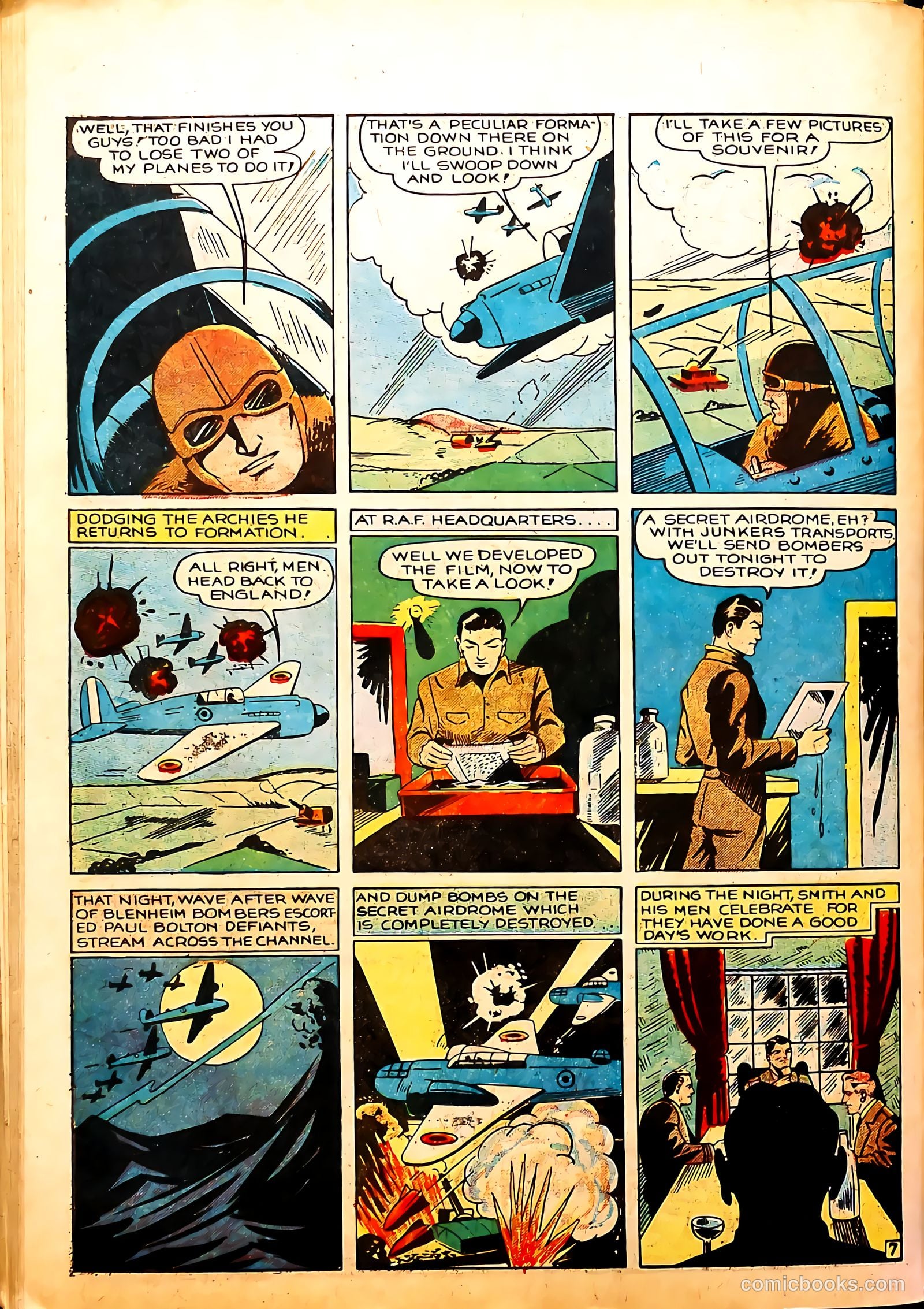 Wings Comics #2 (1940) — page 58 of 68