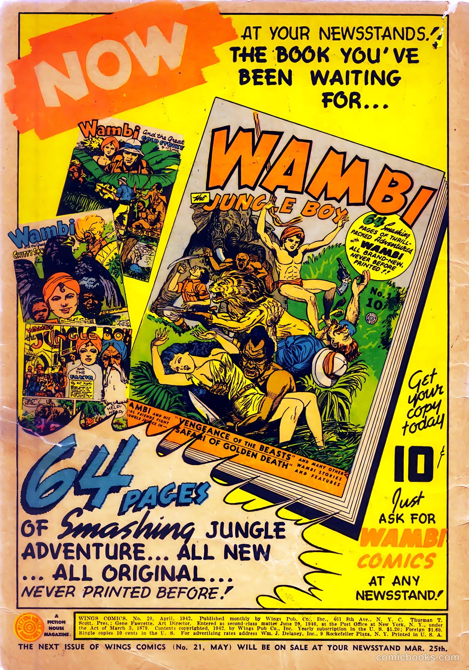 Wings Comics #20 (1942) — page 2 of 68