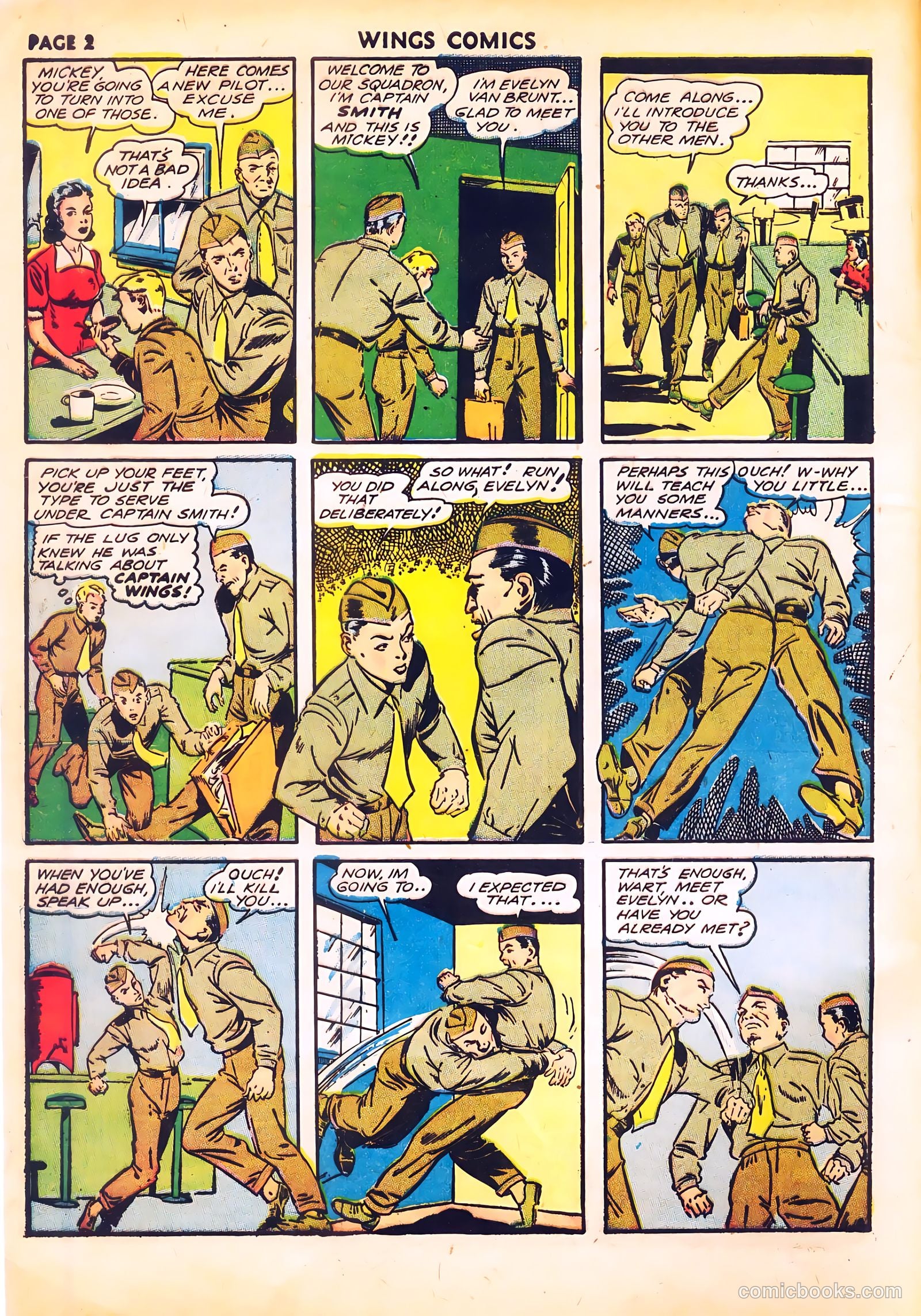 Wings Comics #20 (1942) — page 4 of 68