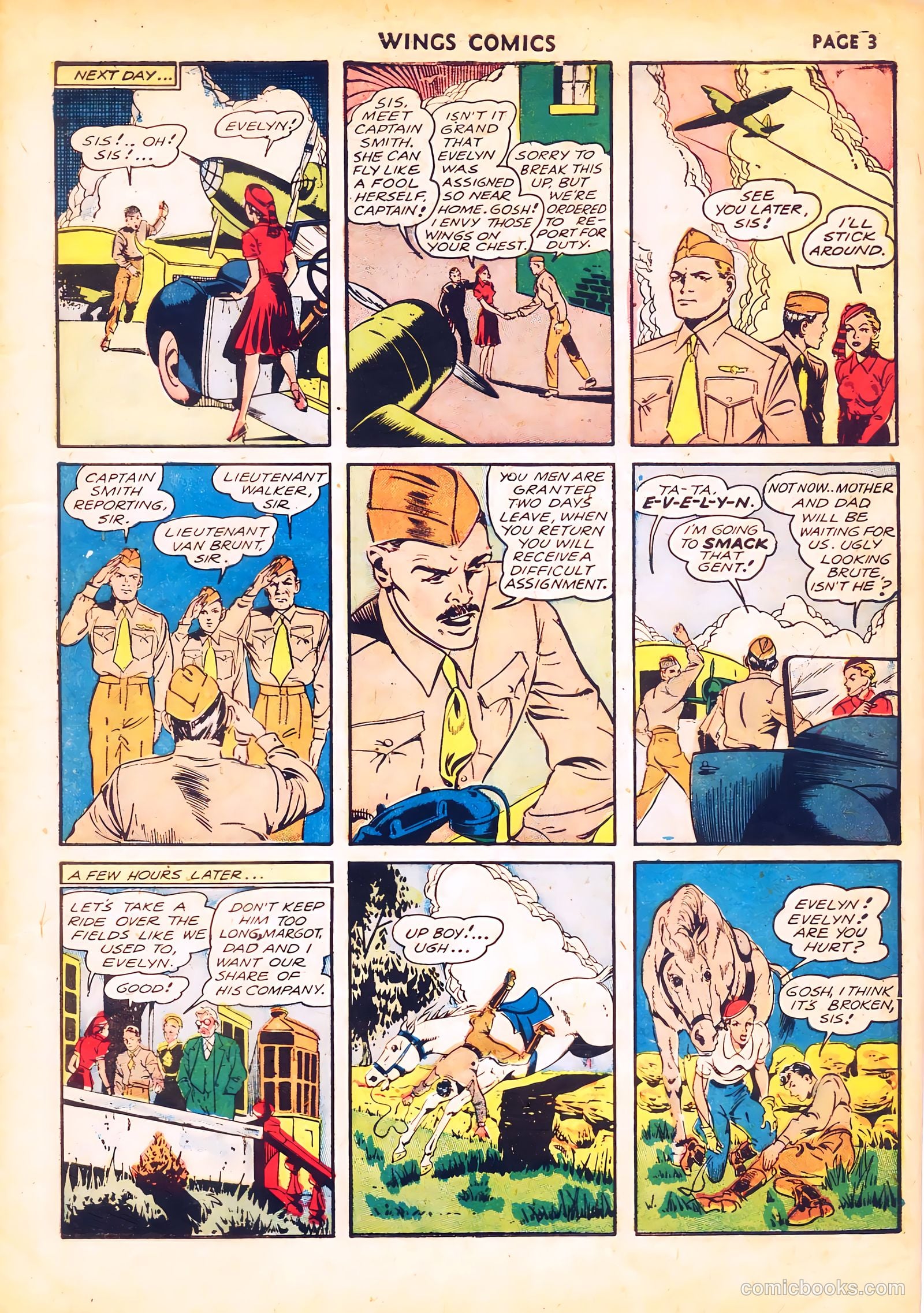 Wings Comics #20 (1942) — page 5 of 68