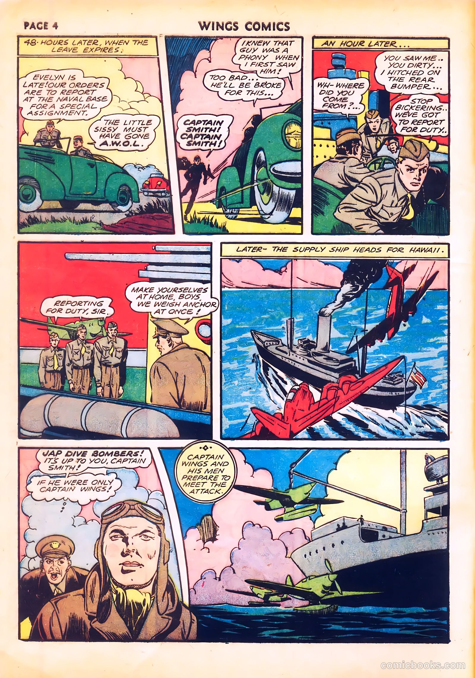 Wings Comics #20 (1942) — page 6 of 68