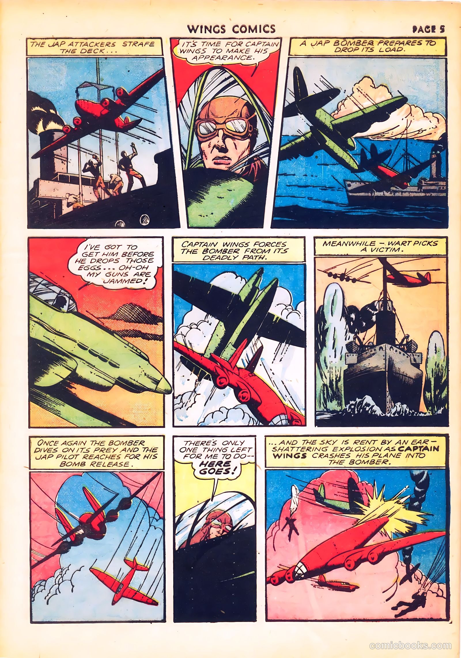 Wings Comics #20 (1942) — page 7 of 68