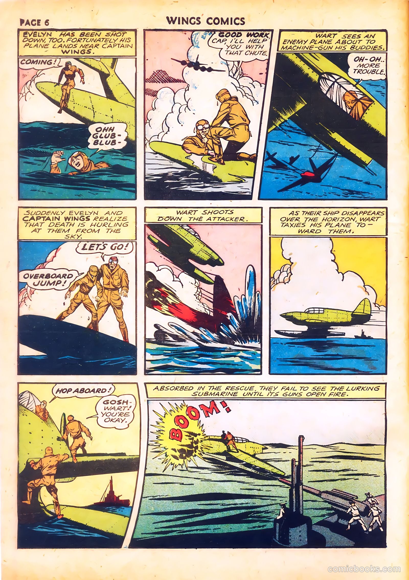 Wings Comics #20 (1942) — page 8 of 68