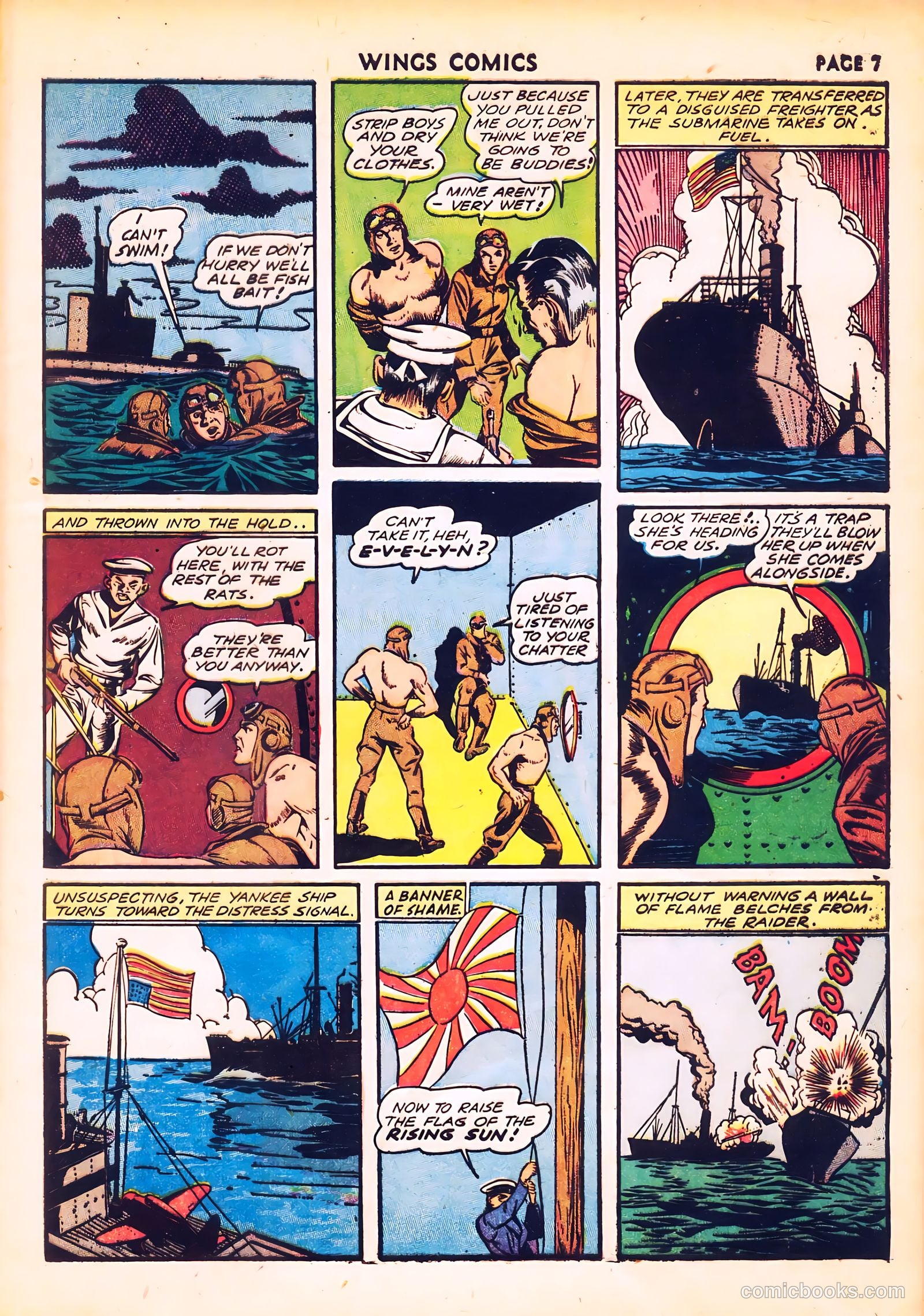 Wings Comics #20 (1942) — page 9 of 68