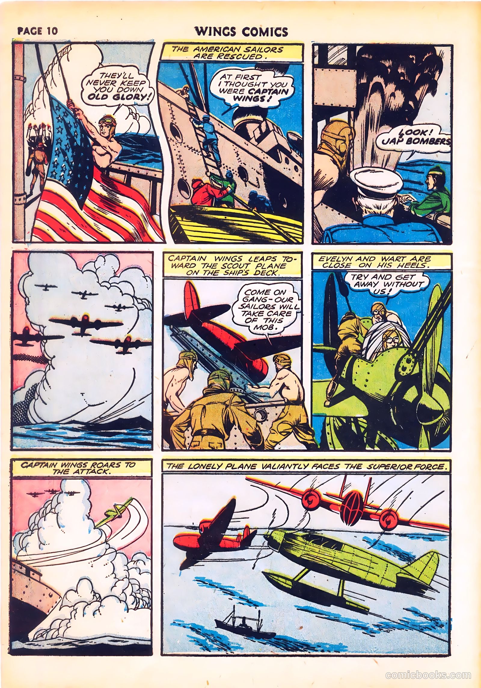 Wings Comics #20 (1942) — page 12 of 68