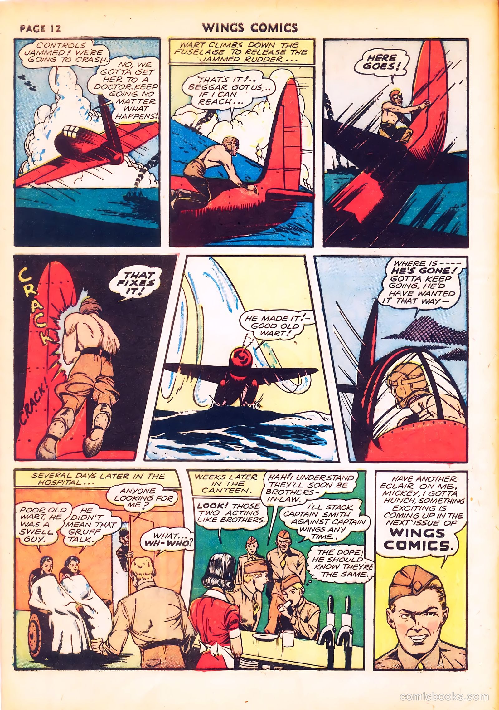 Wings Comics #20 (1942) — page 14 of 68